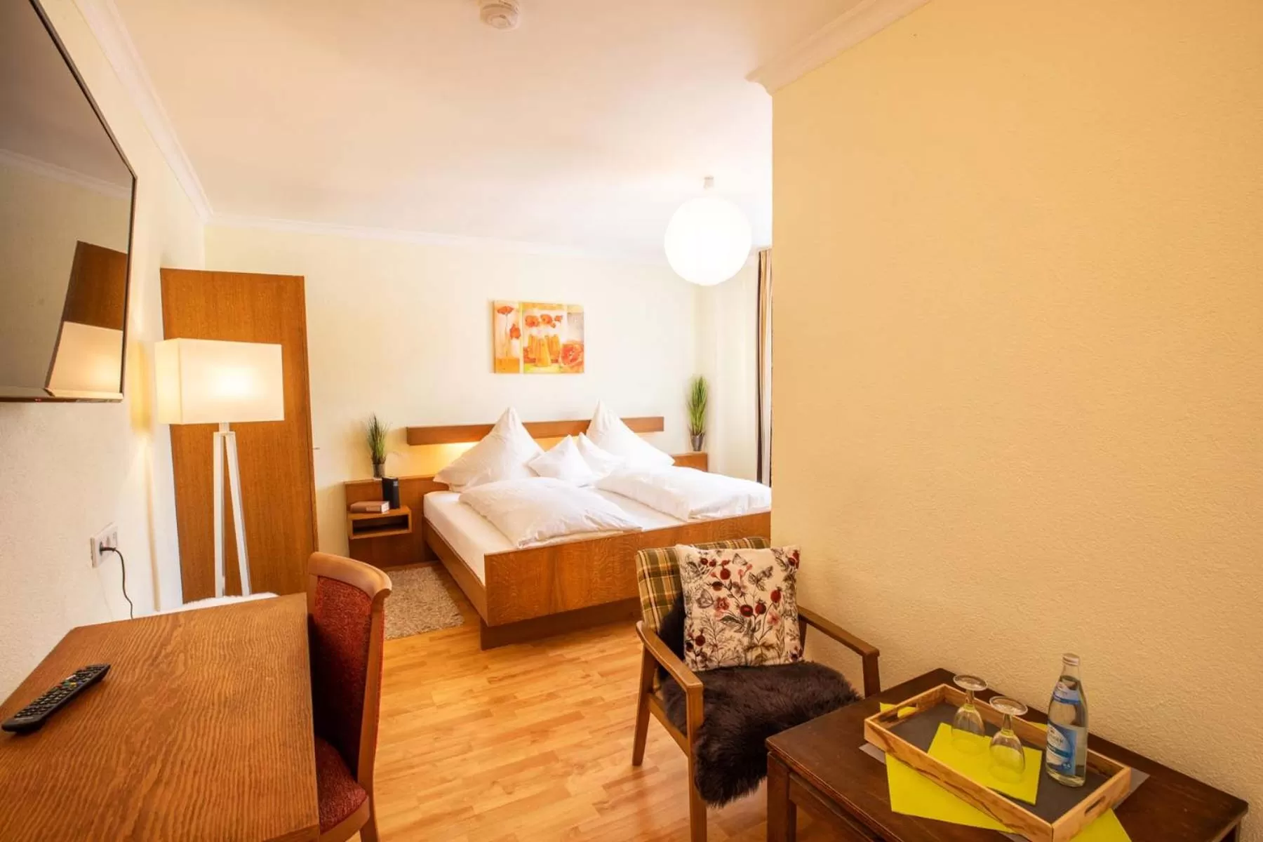 Bedroom, Bed in Landgasthof Sonne