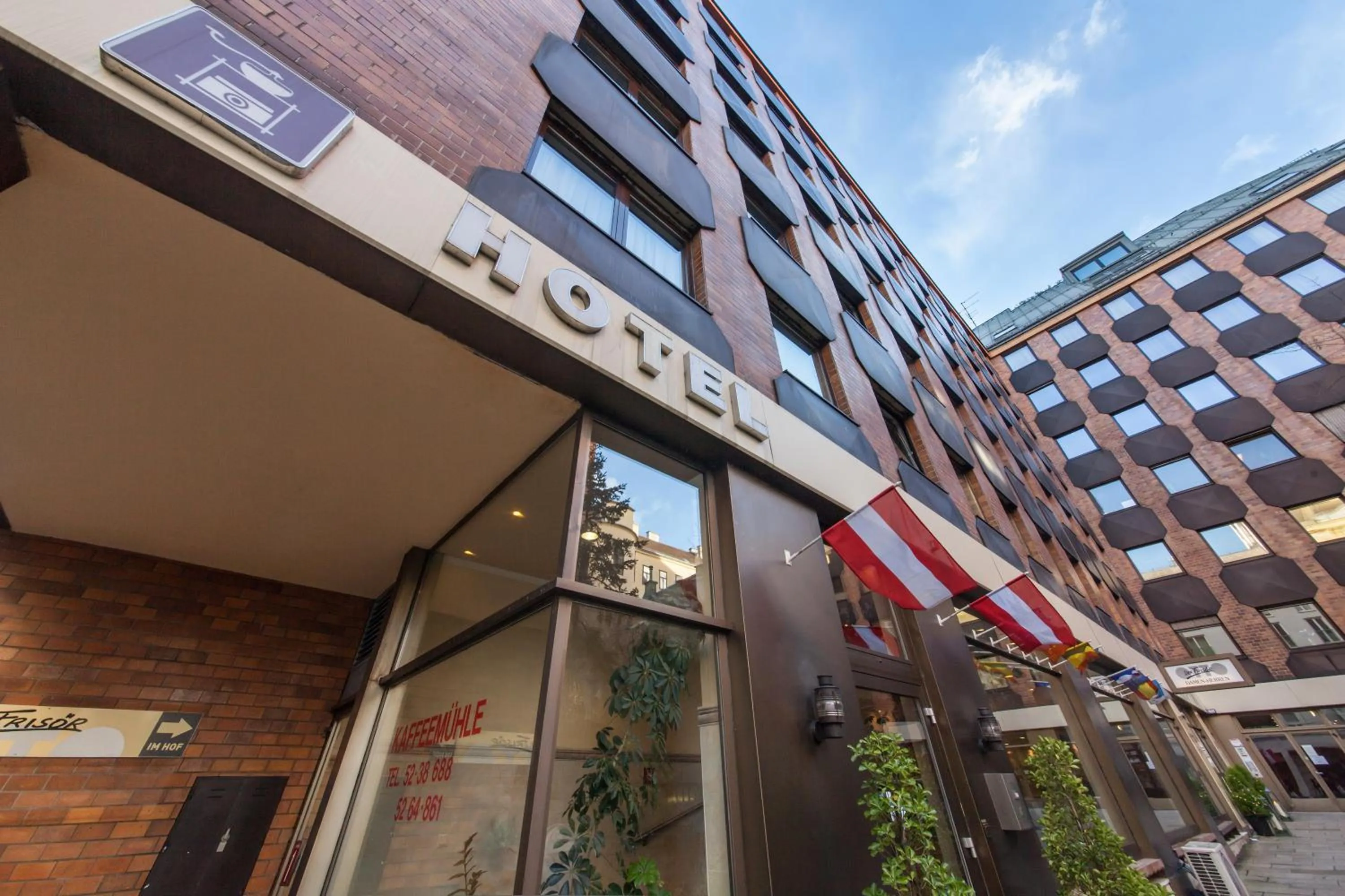 Property building in Hotel Kaffeemühle