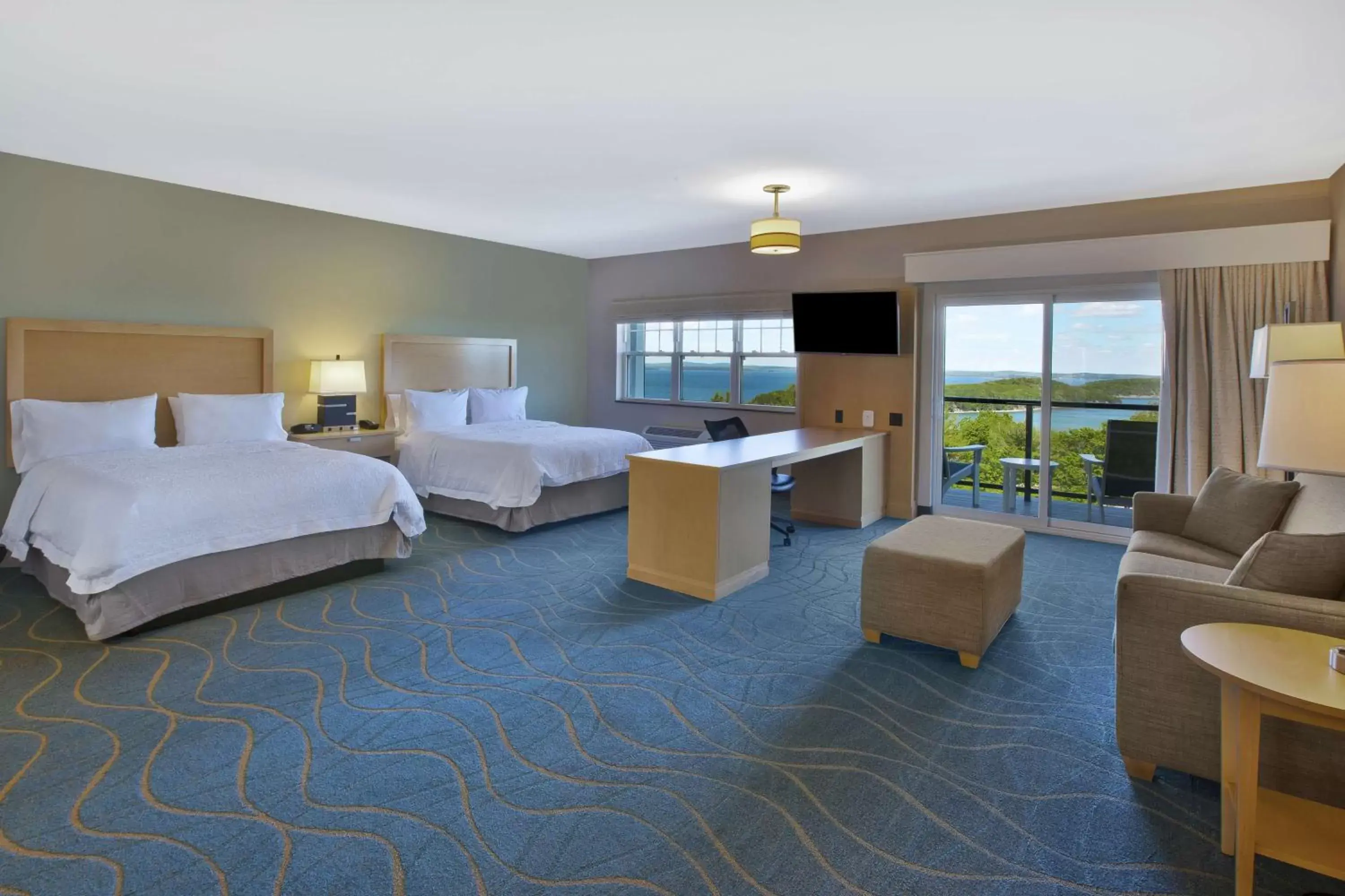 Queen Studio with Two Queen Beds in Hampton Inn Bar Harbor Queen Studio with Two Queen Beds in Hampton Inn Bar Harbor