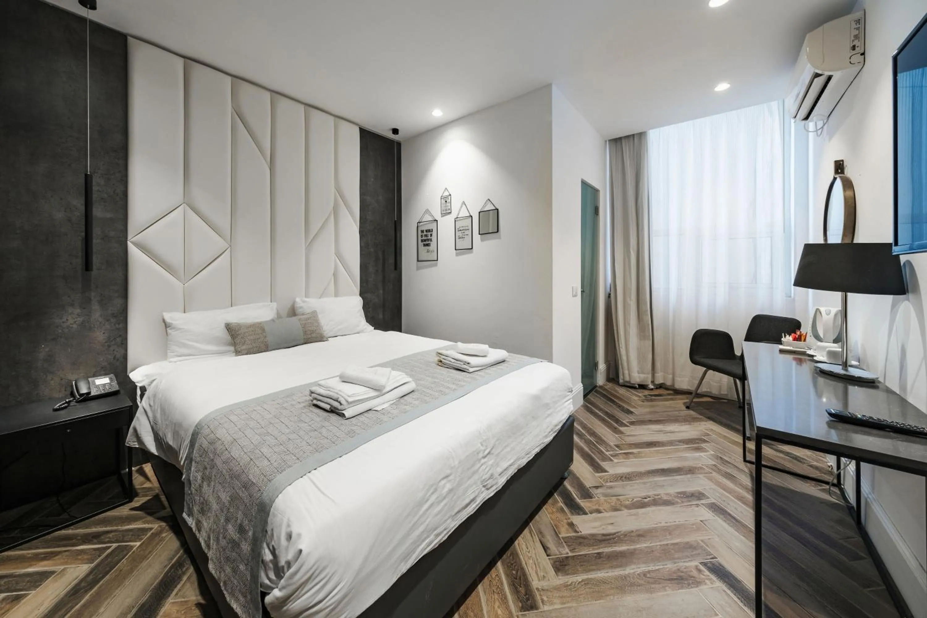 Photo of the whole room, Bed in Kikar Boutique Hotel