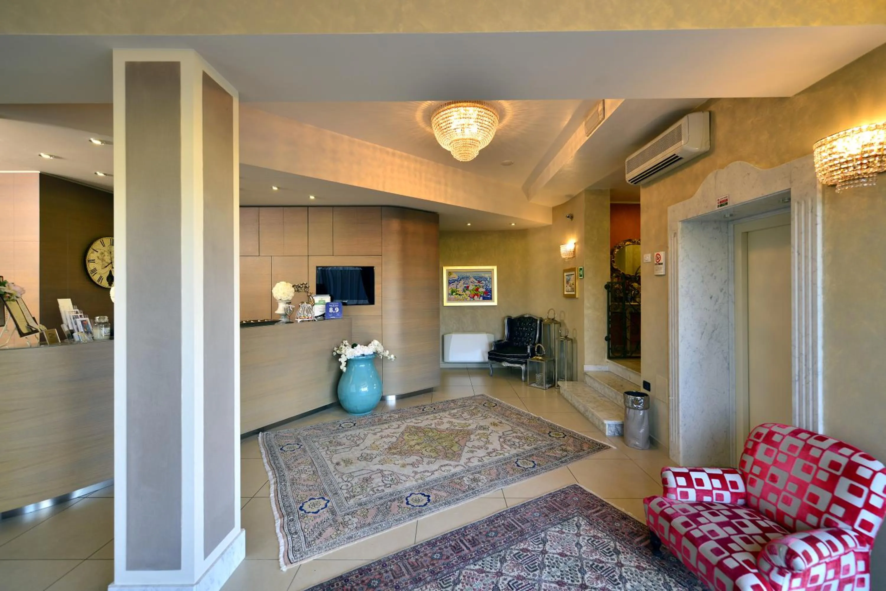 Lobby or reception in Hotel Villa Tiziana