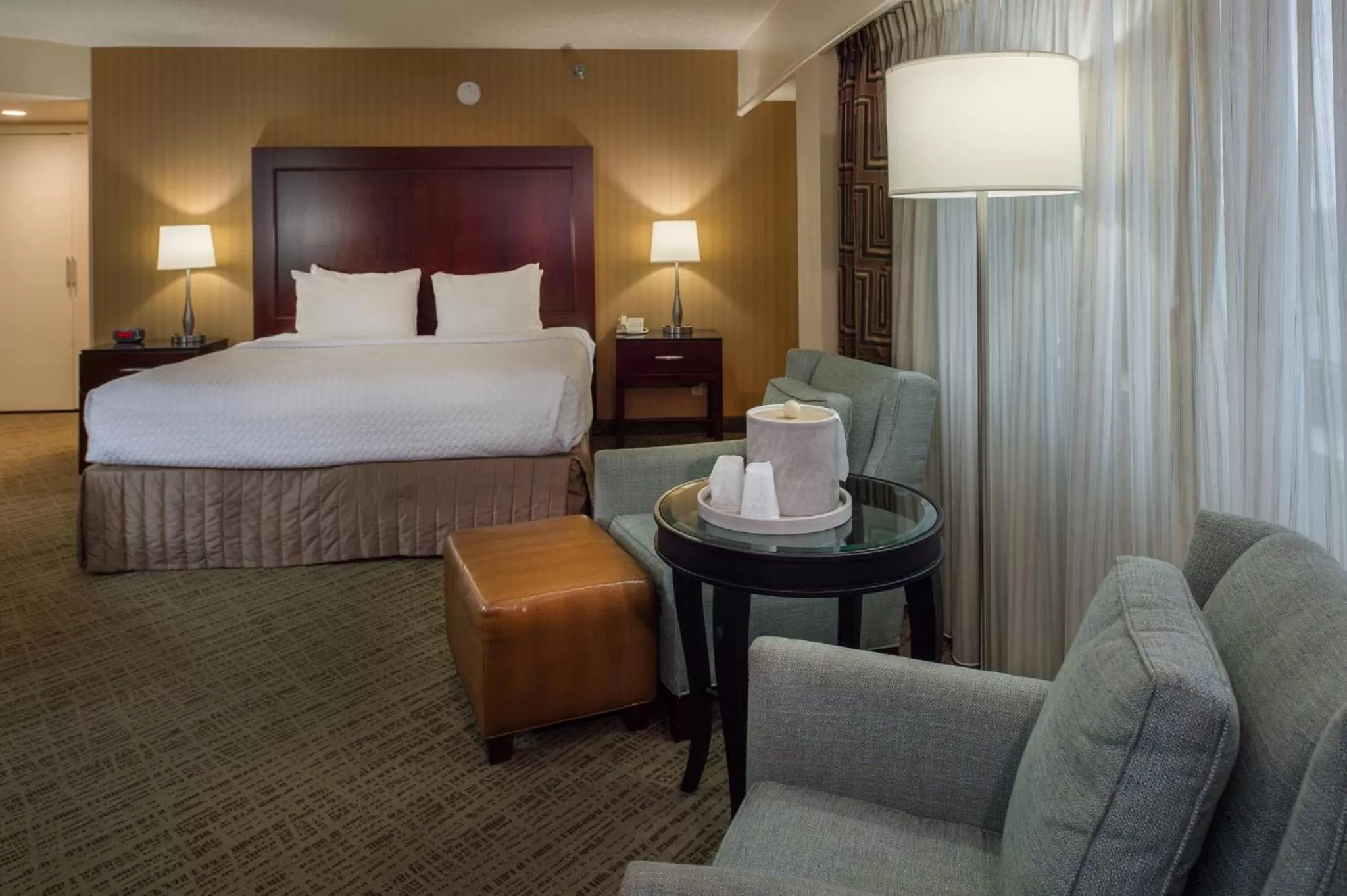 Photo of the whole room, Bed in Crowne Plaza Hotel St. Louis Airport by IHG