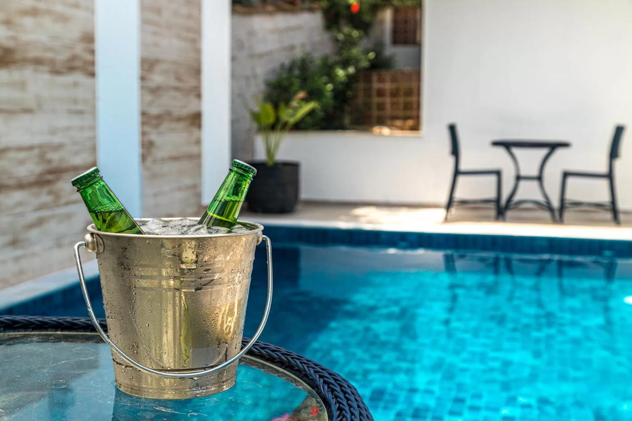 Swimming pool in Pousada Maktub