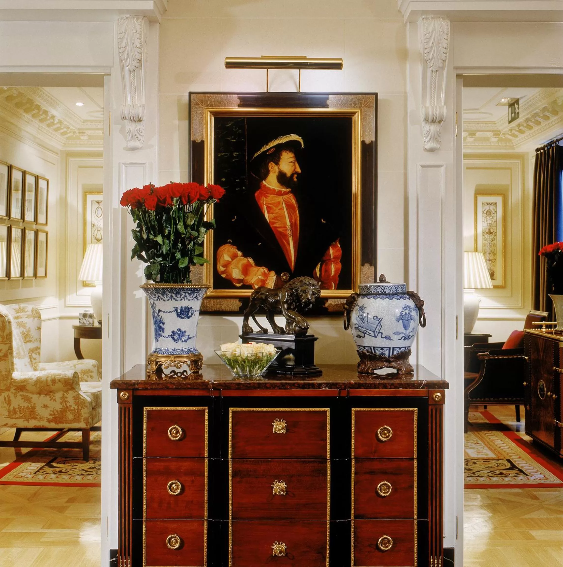 Decorative detail in Francois 1er