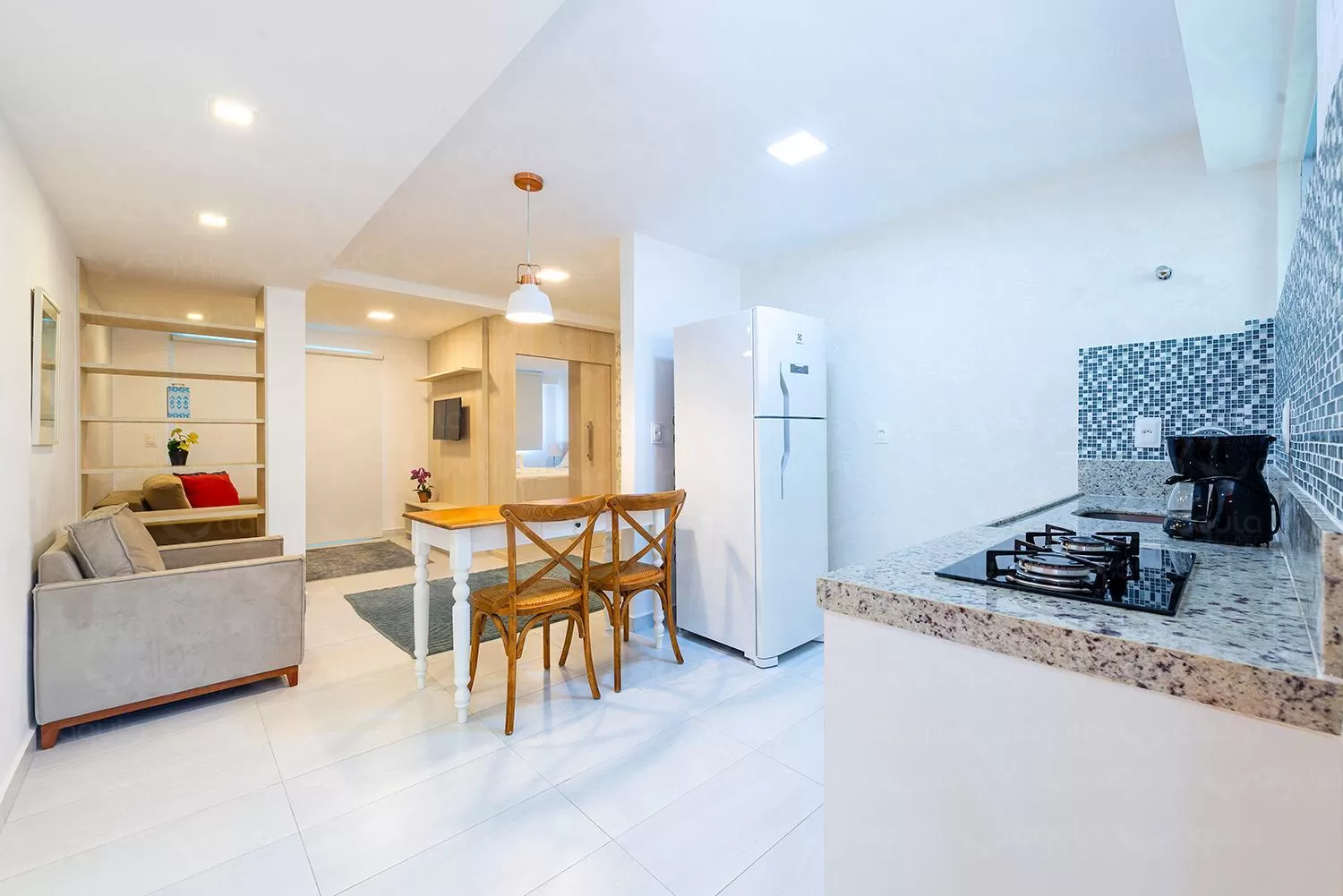 Kitchen/Kitchenette in Águia Flats Pousada