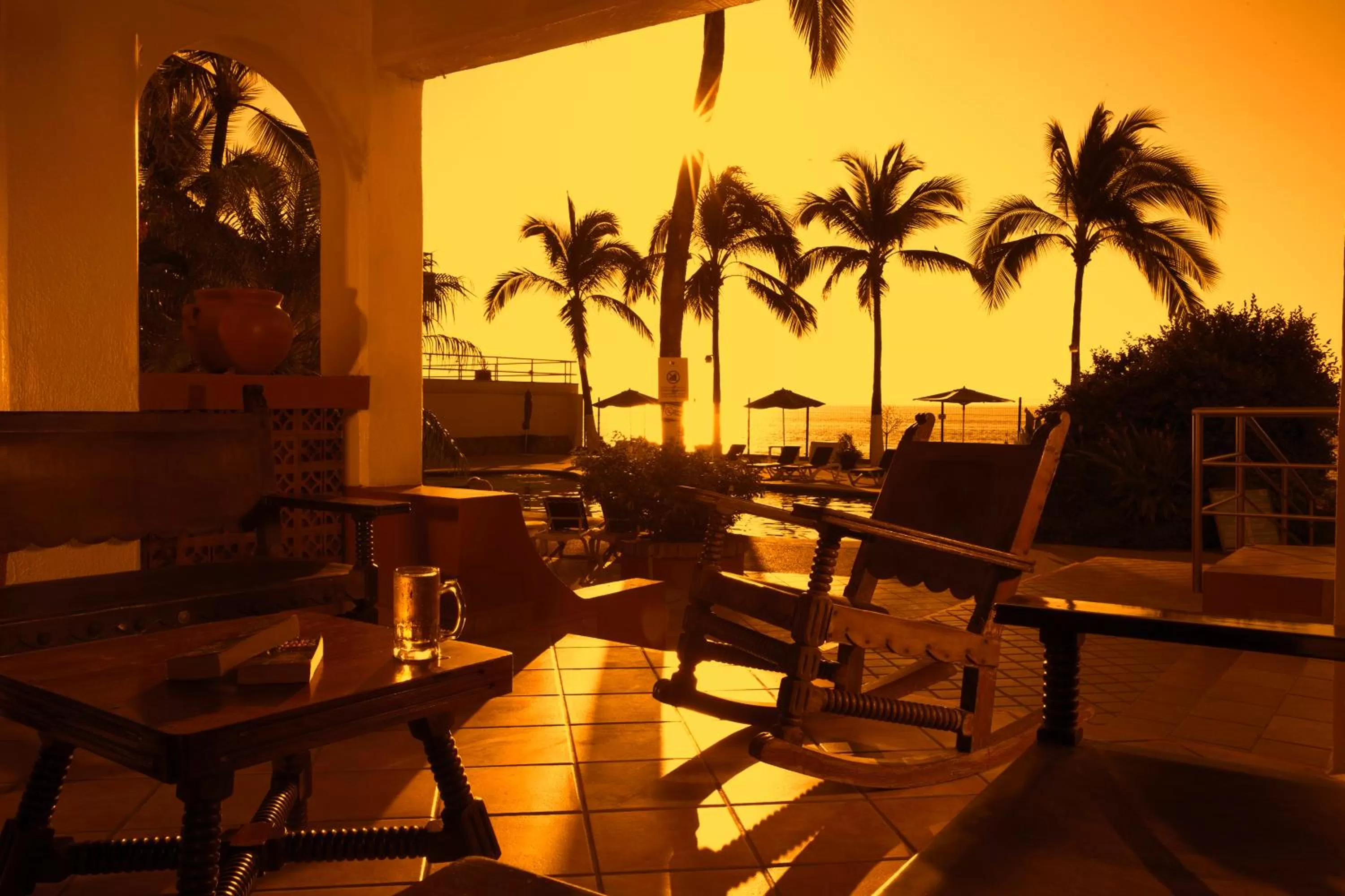 Living room in Hotel El Pescador