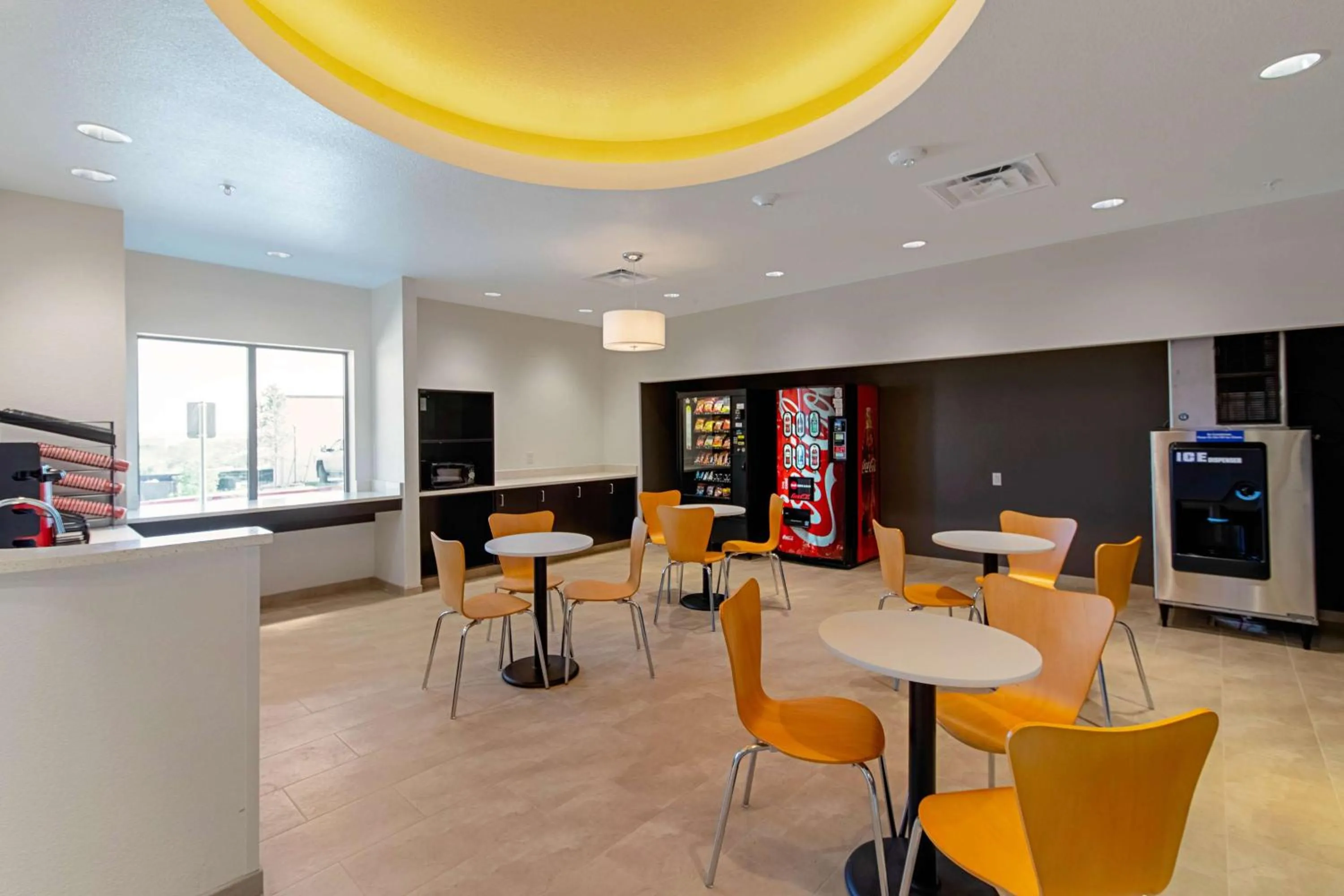 Seating area in Motel 6 Austin Airport