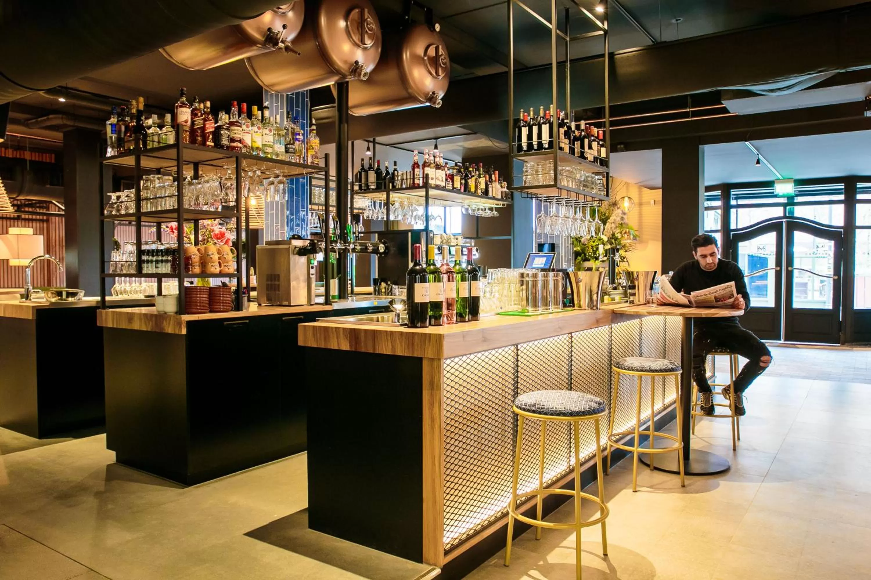 Lounge or bar in Hotel Marktstad