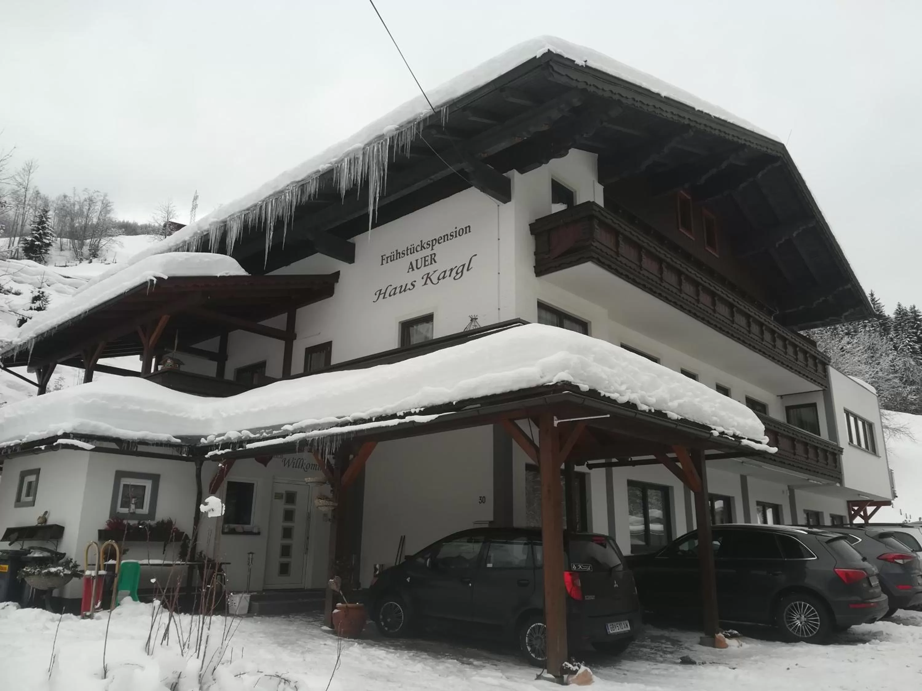 Winter in Frühstückspension Auer - Haus Kargl