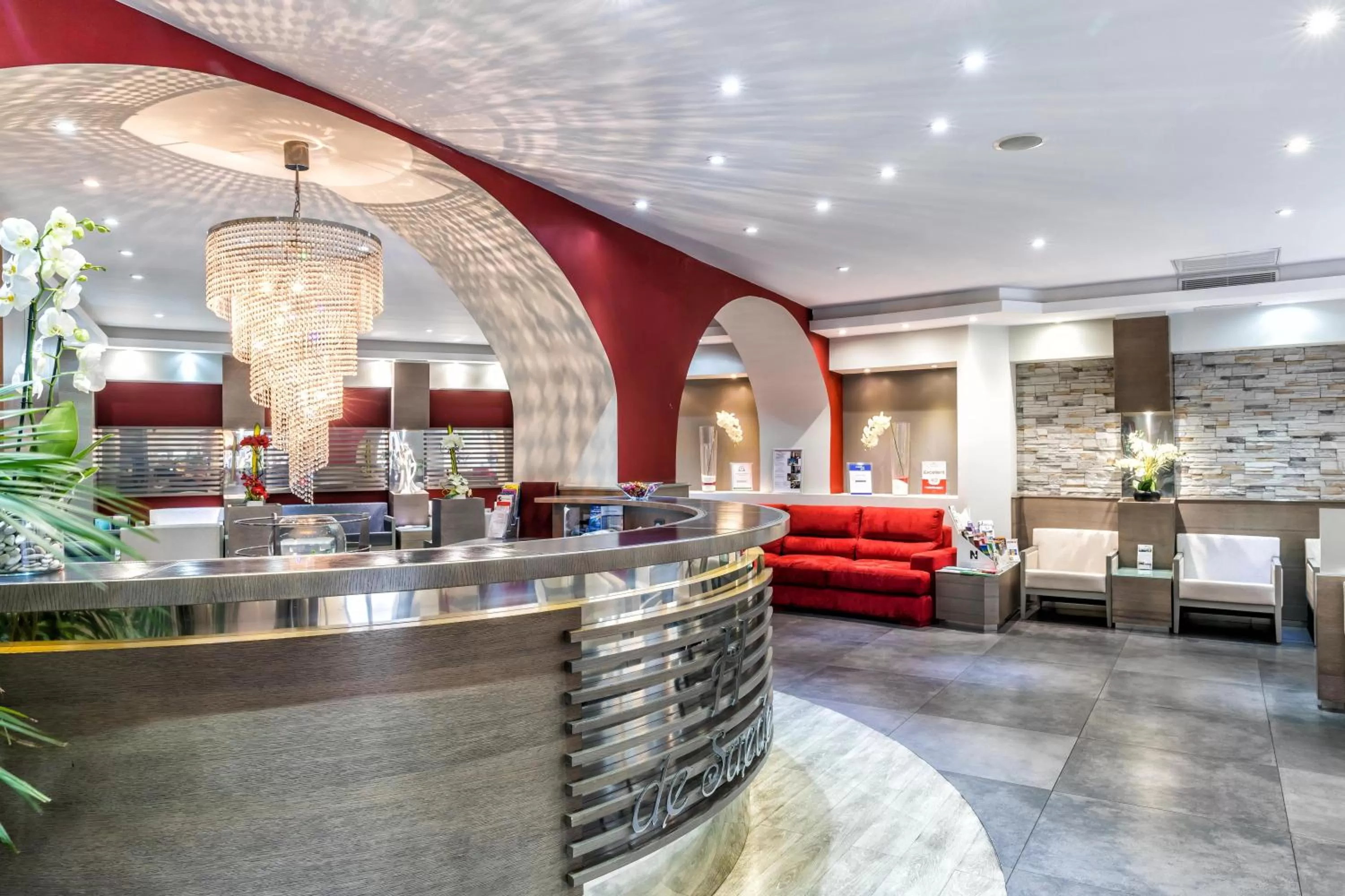 Lobby or reception in Hotel De Suède