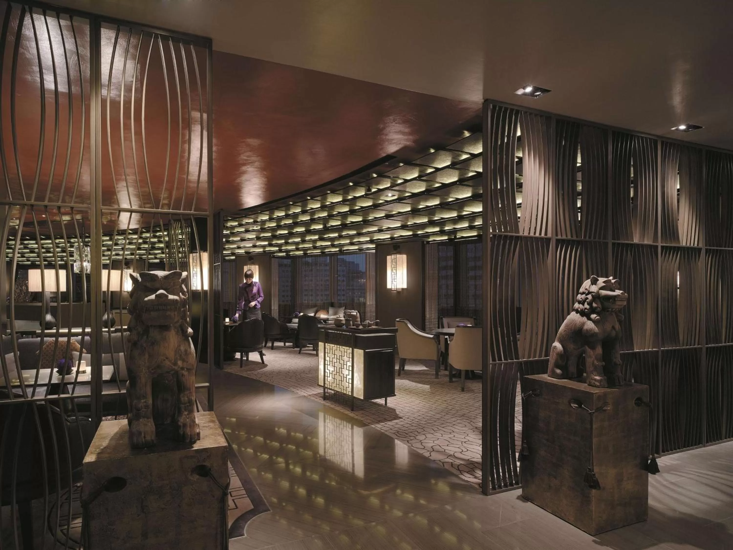 Lounge or bar in Shangri-La Far Eastern, Taipei