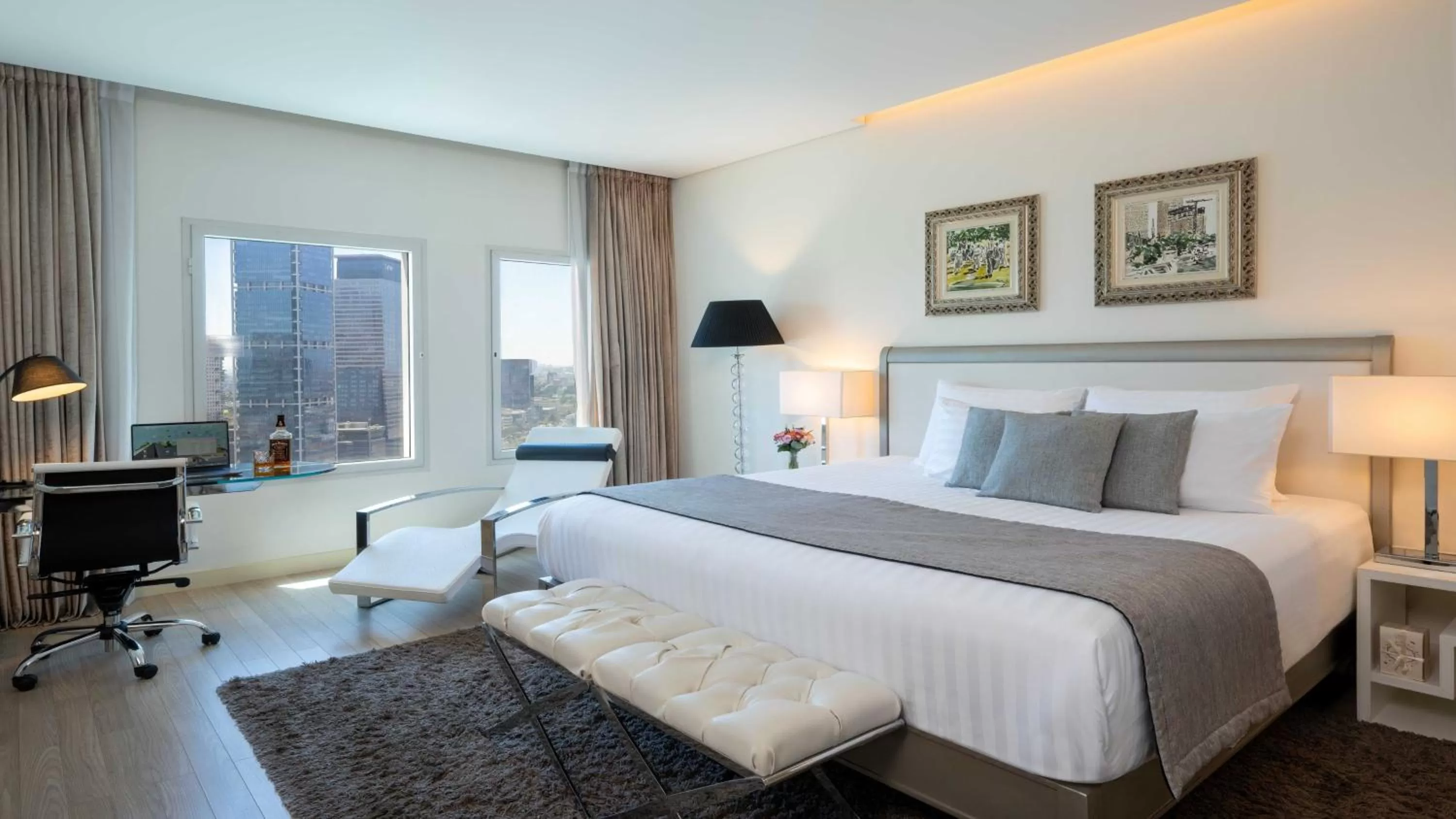 Photo of the whole room, Bed in Crowne Plaza Tel Aviv City Center by IHG