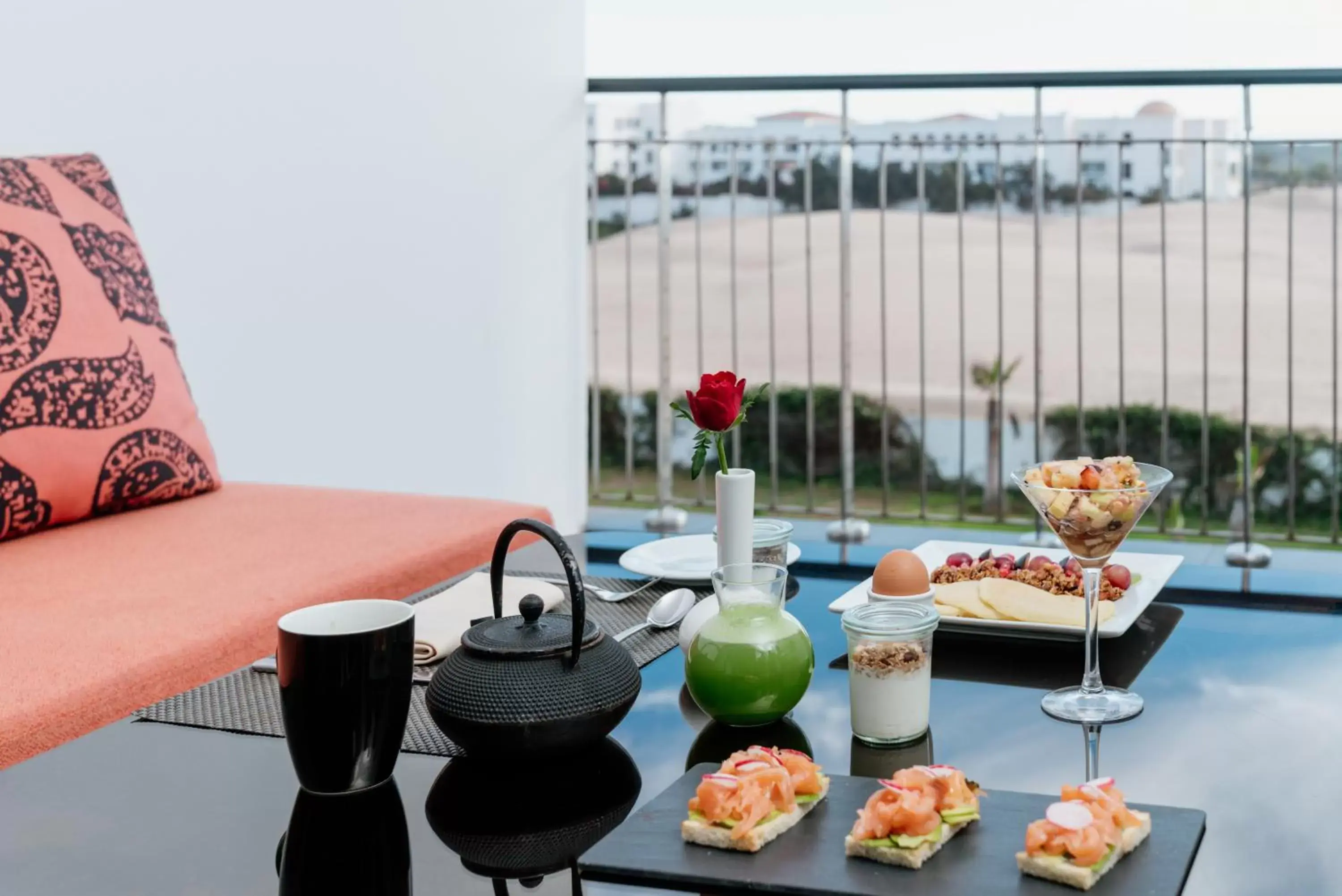 Luxury Queen Room with Ocean Side View in Hotel Sofitel Agadir Thalassa Sea & Spa Luxury Queen Room with Ocean Side View in Hotel Sofitel Agadir Thalassa Sea & Spa