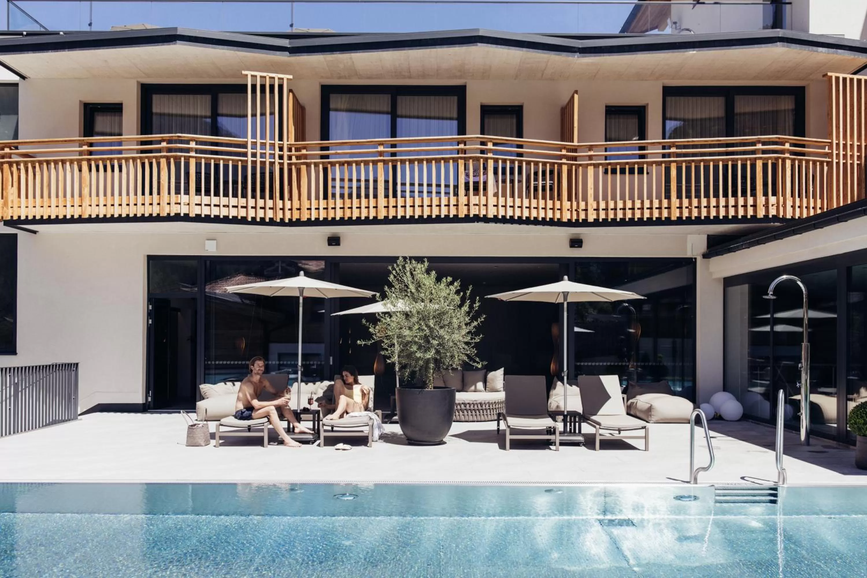 Swimming pool in Hotel habicher hof 4-Sterne-Superior