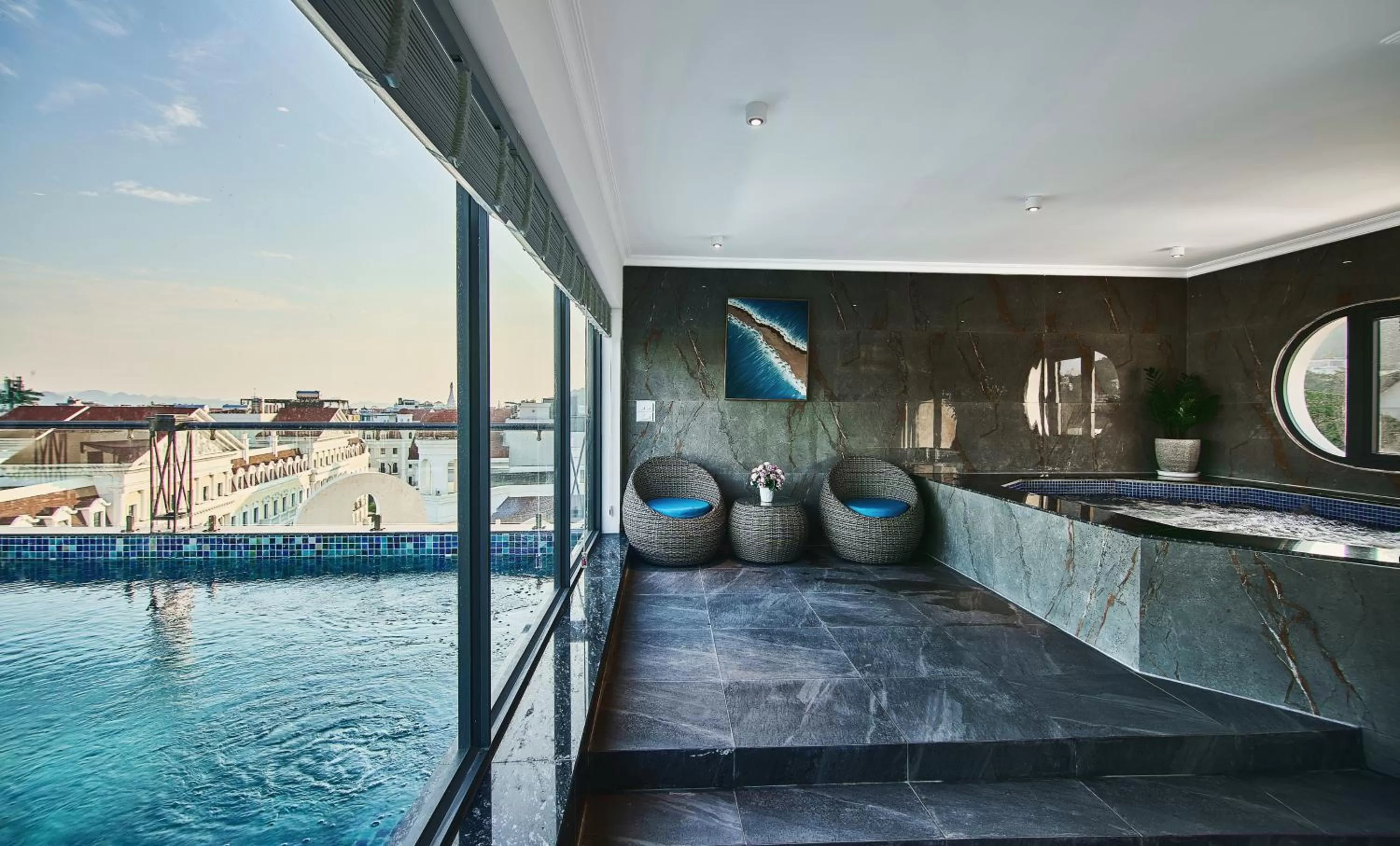 Swimming pool in The Yen Residences Halong