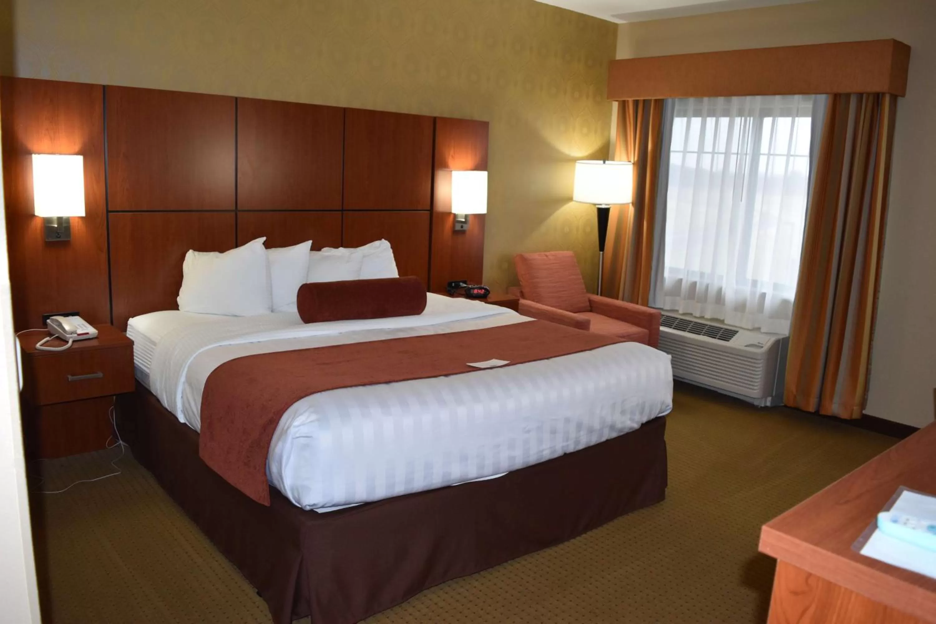 King Room with King Bed and Roll In Shower - Disability Access/Non-Smoking in Best Western Plus Finger Lakes Inn & Suites