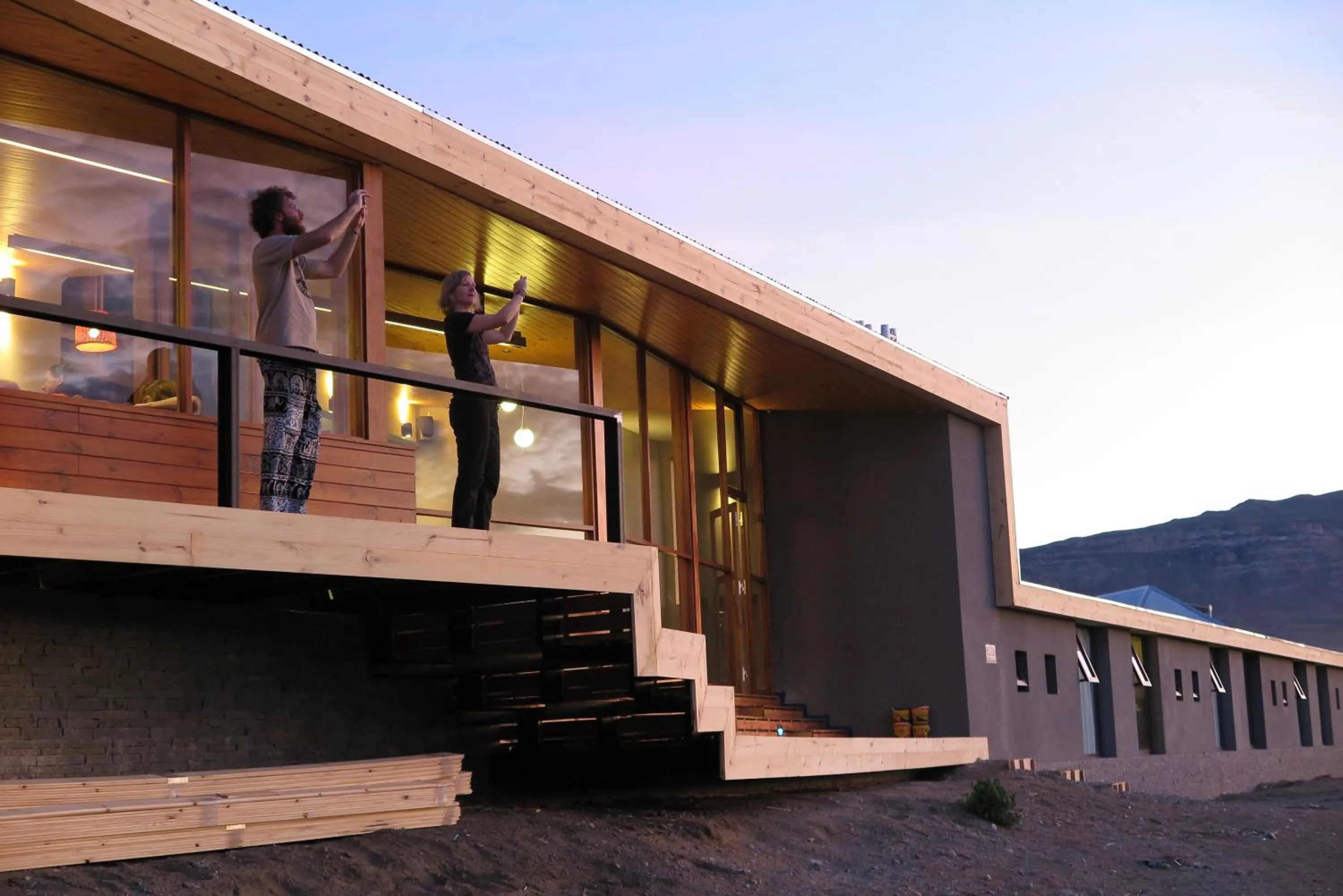 Facade/entrance in America Del Sur Calafate Hostel