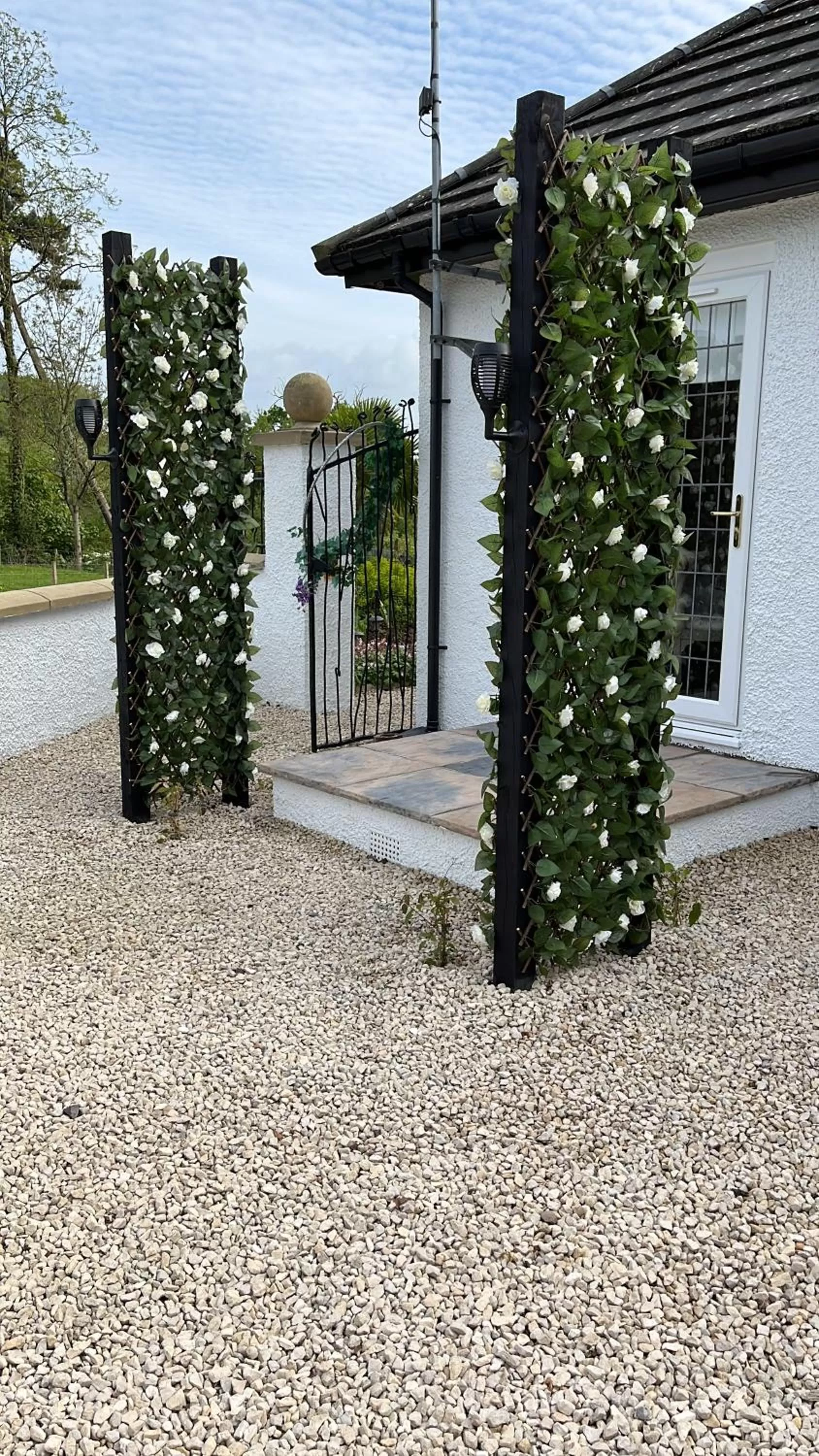 Garden view in Retreat at The Knowe Auchincruive Estate