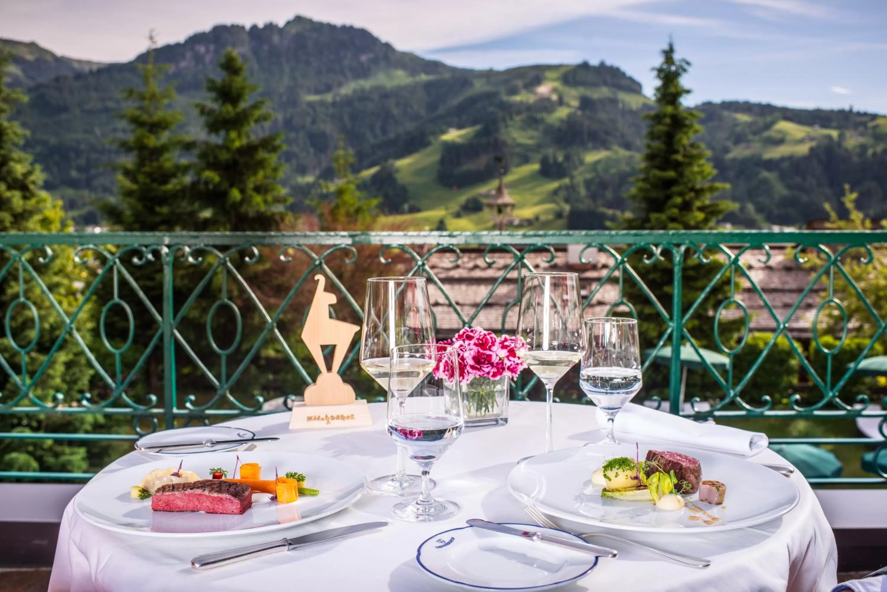 Garden in Relais & Châteaux Hotel Tennerhof