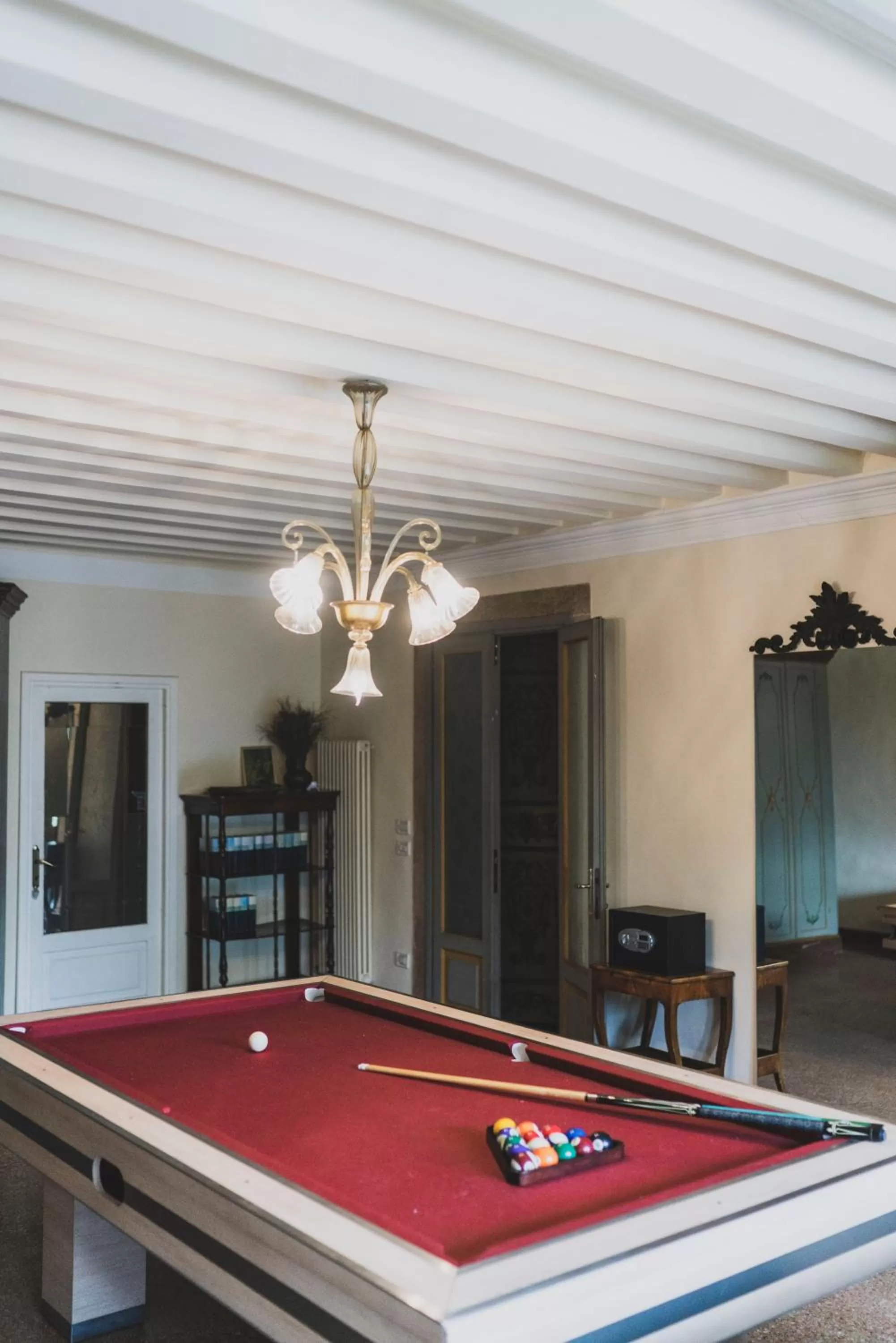 Billiard in Villa Stecchini