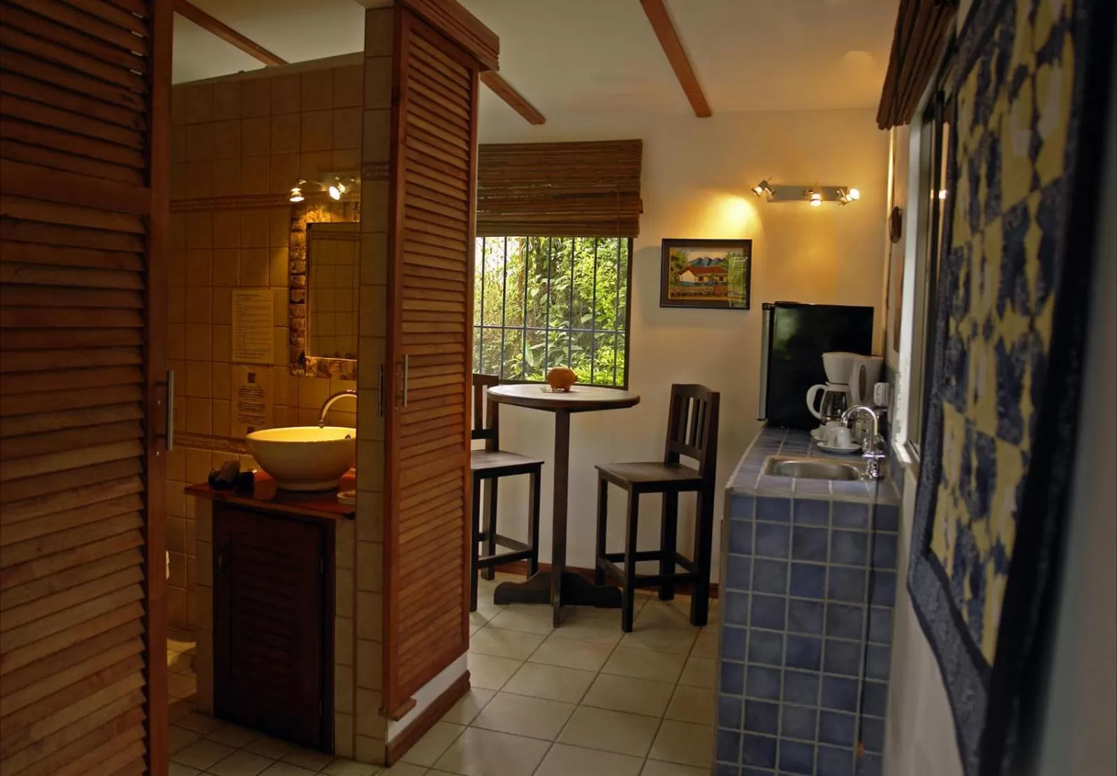 Decorative detail in Orosi Lodge