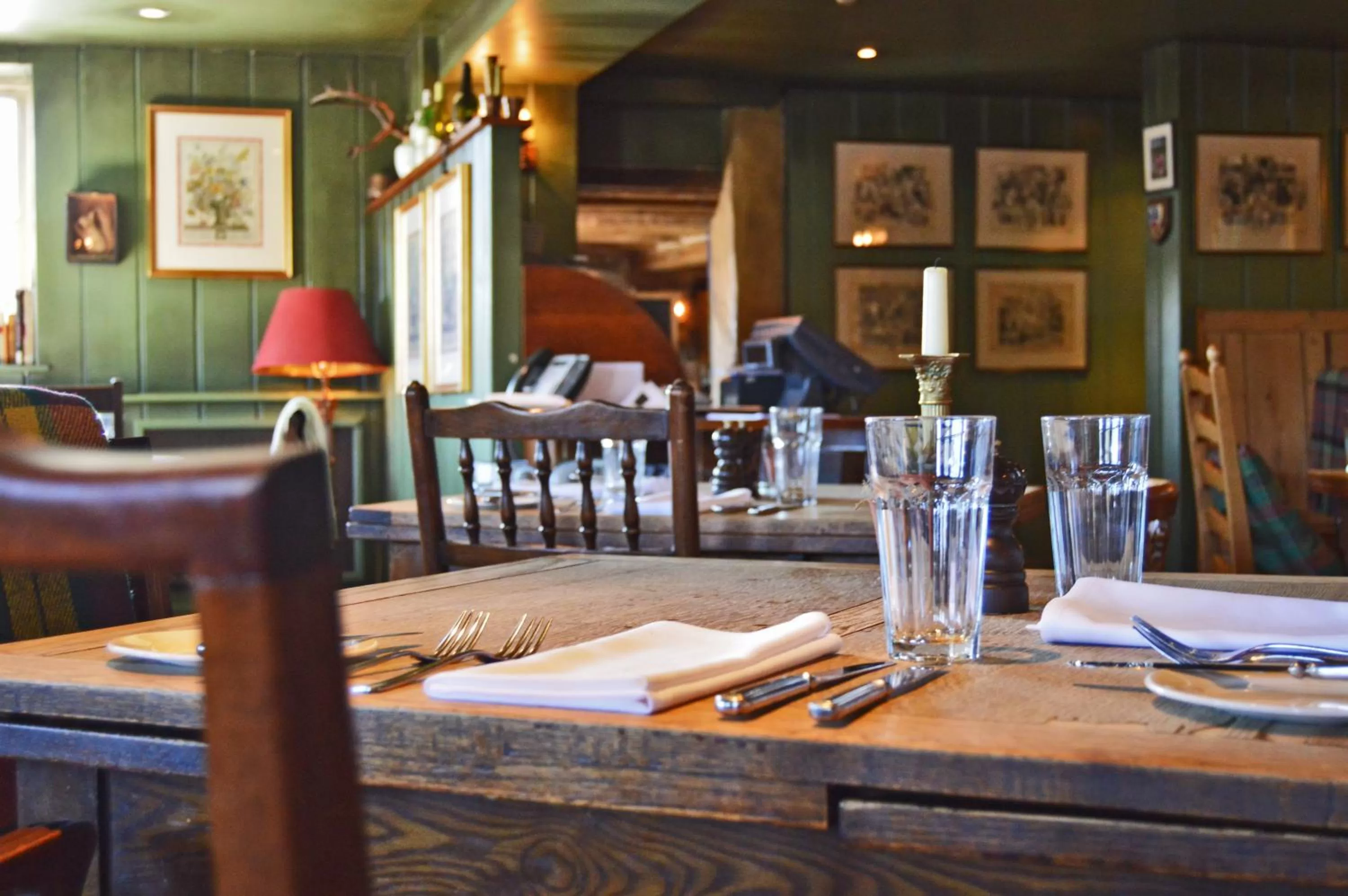 Decorative detail in The Anchor Inn