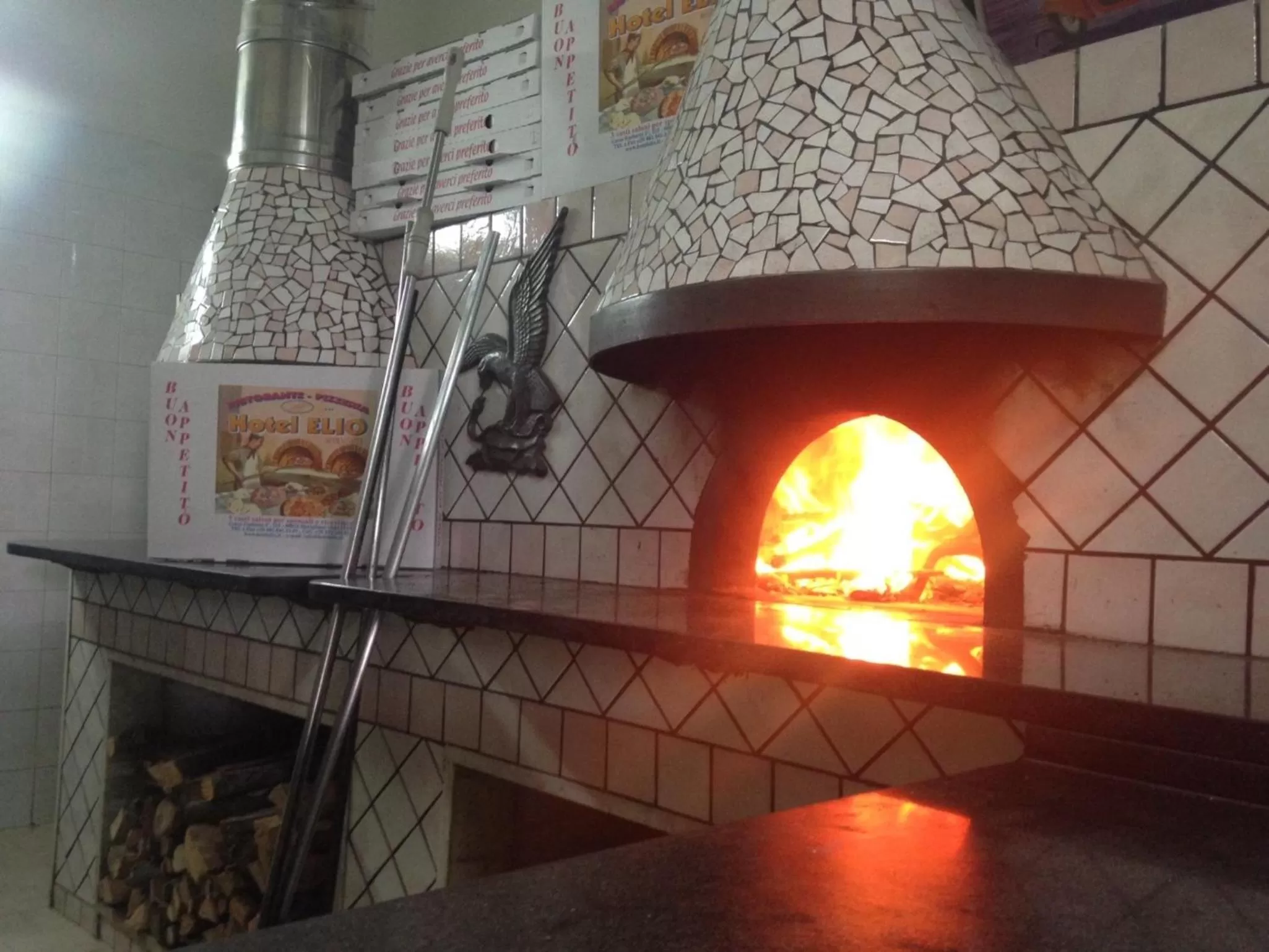 BBQ facilities in Hotel Elio