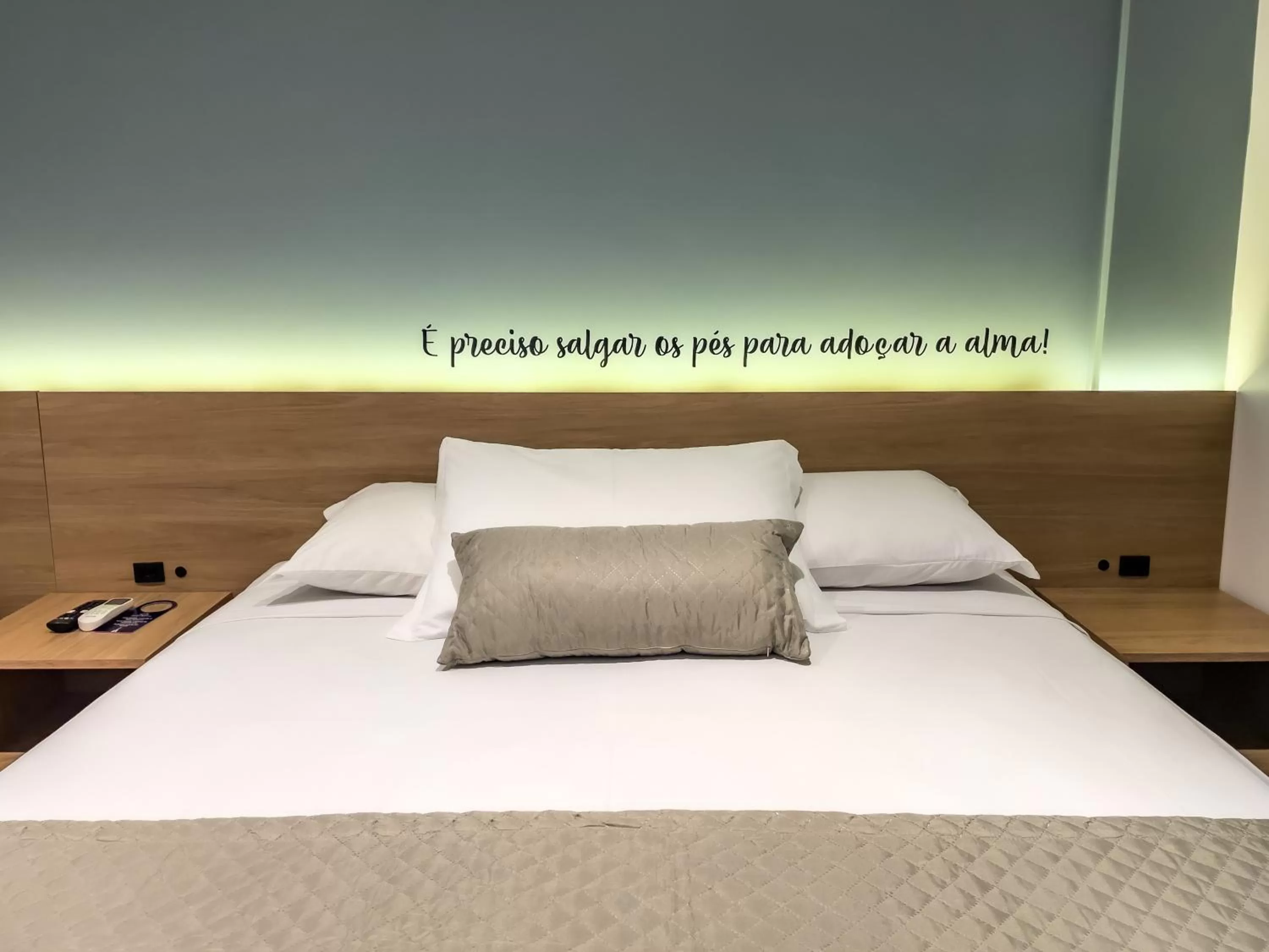 Bed in Hotel & Pousada Favareto
