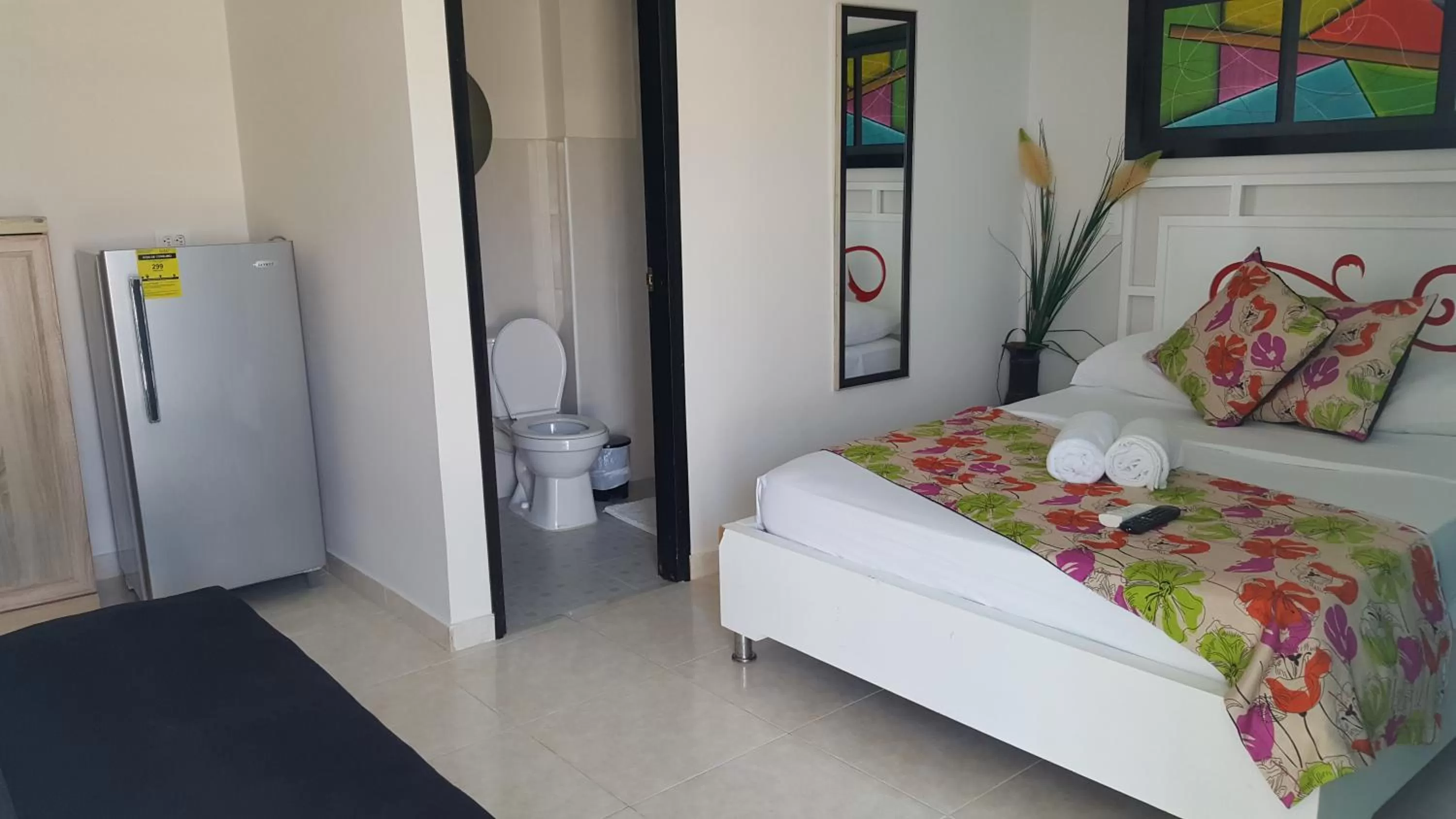 Bed in Caribbean Island Hotel Piso 2