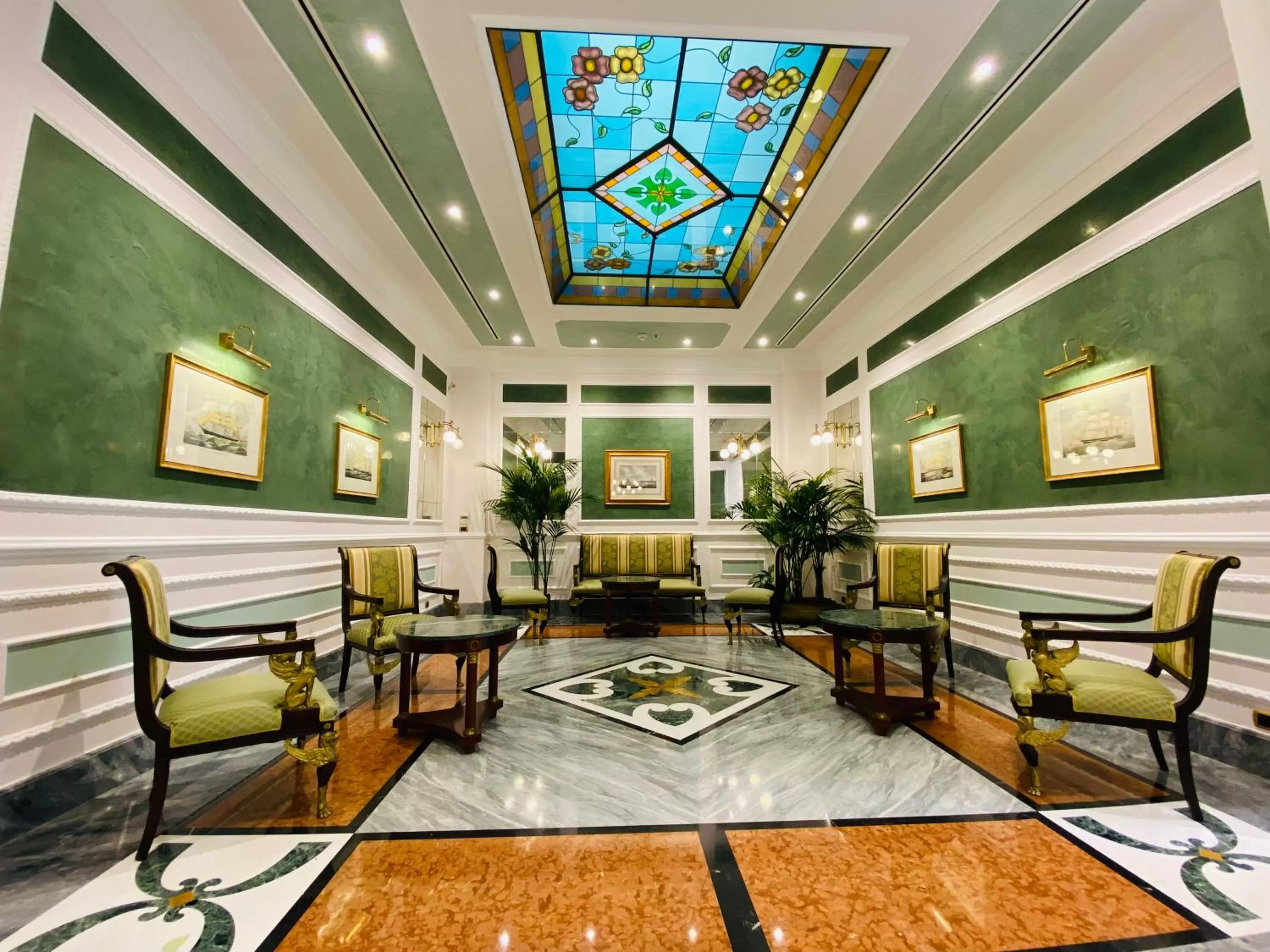 Lobby or reception in Hotel Bristol Palace