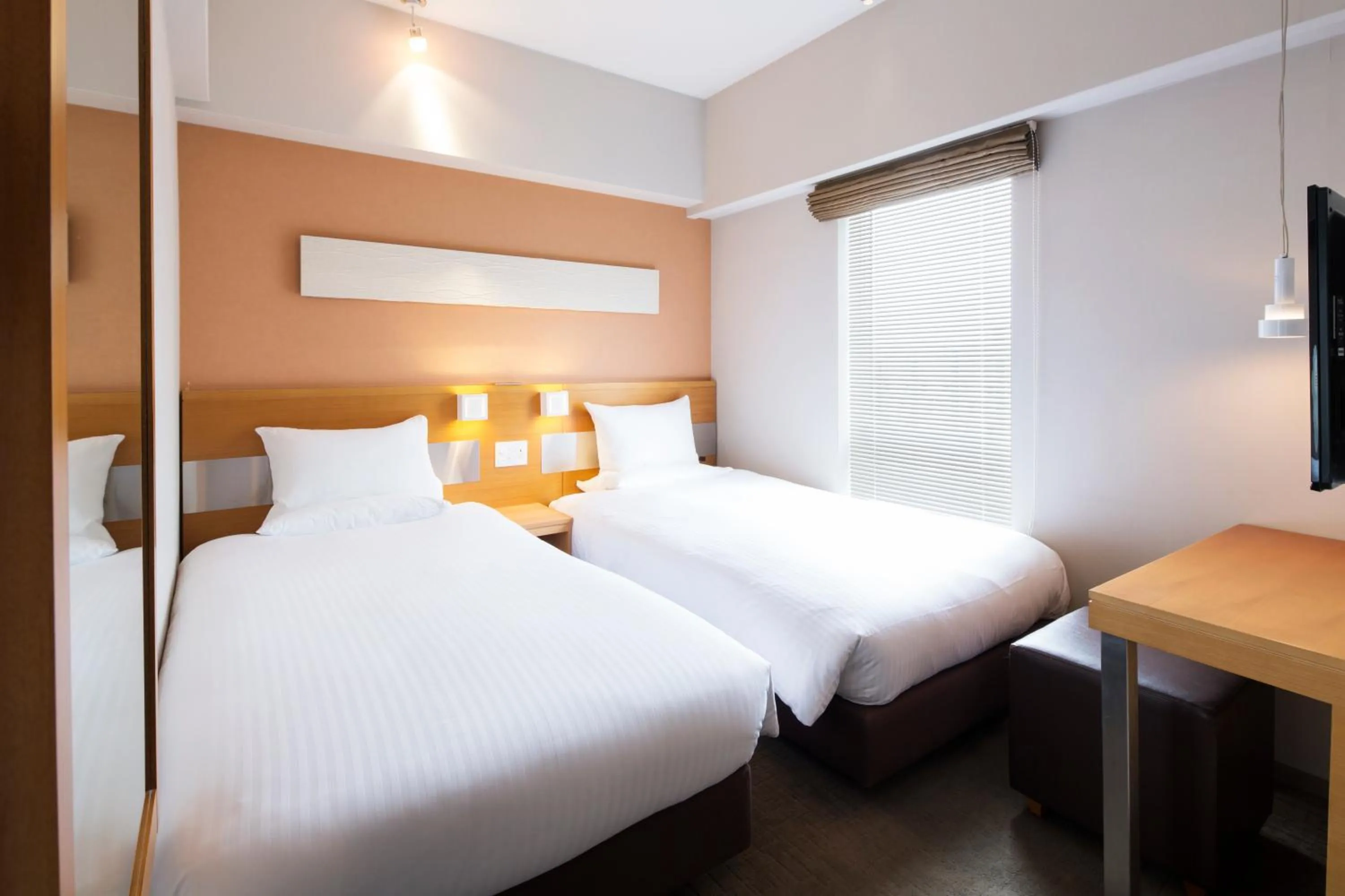 Spring, Bed in HOTEL MYSTAYS Oita