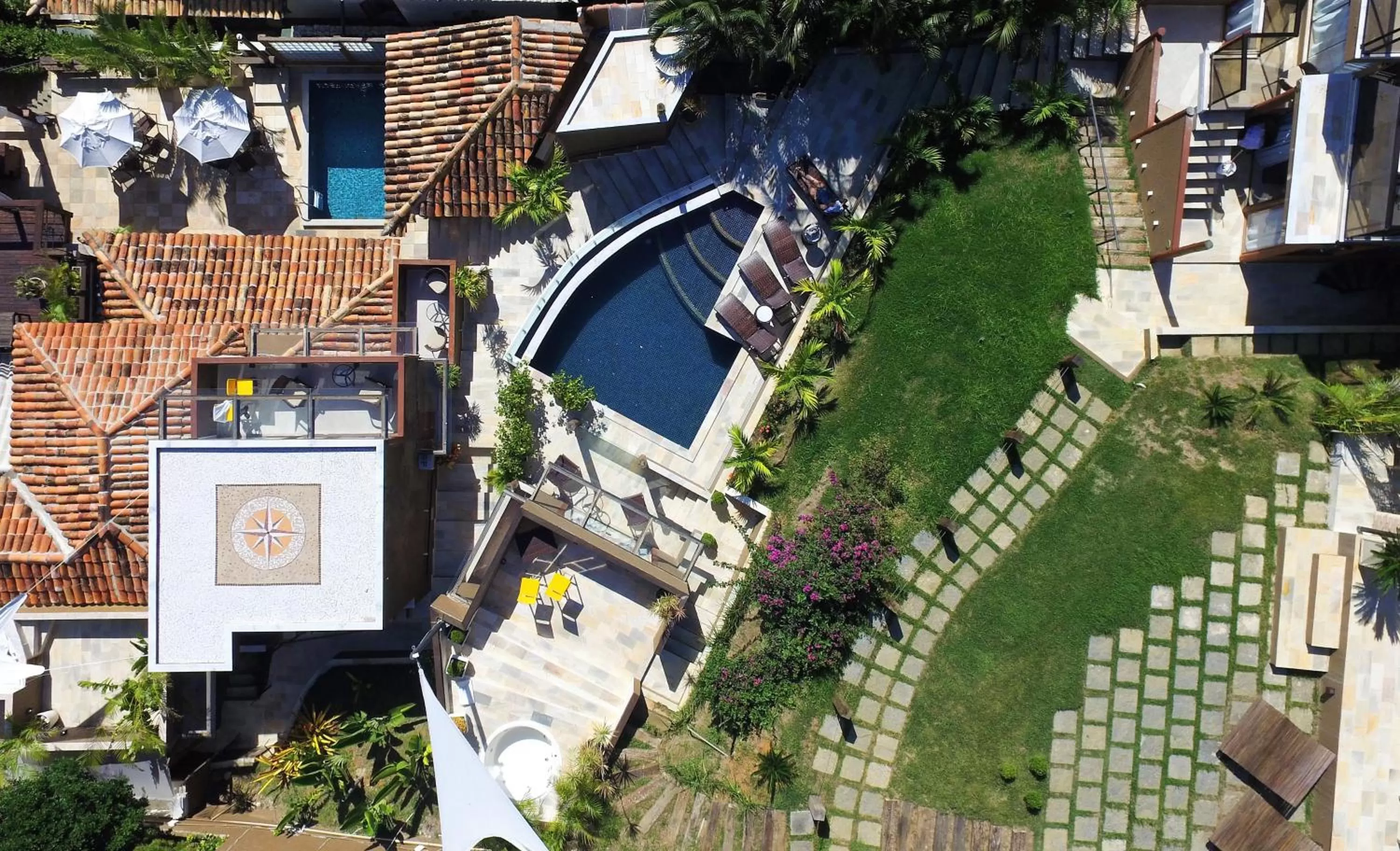 Bird's eye view in Pousada Praia João Fernandes