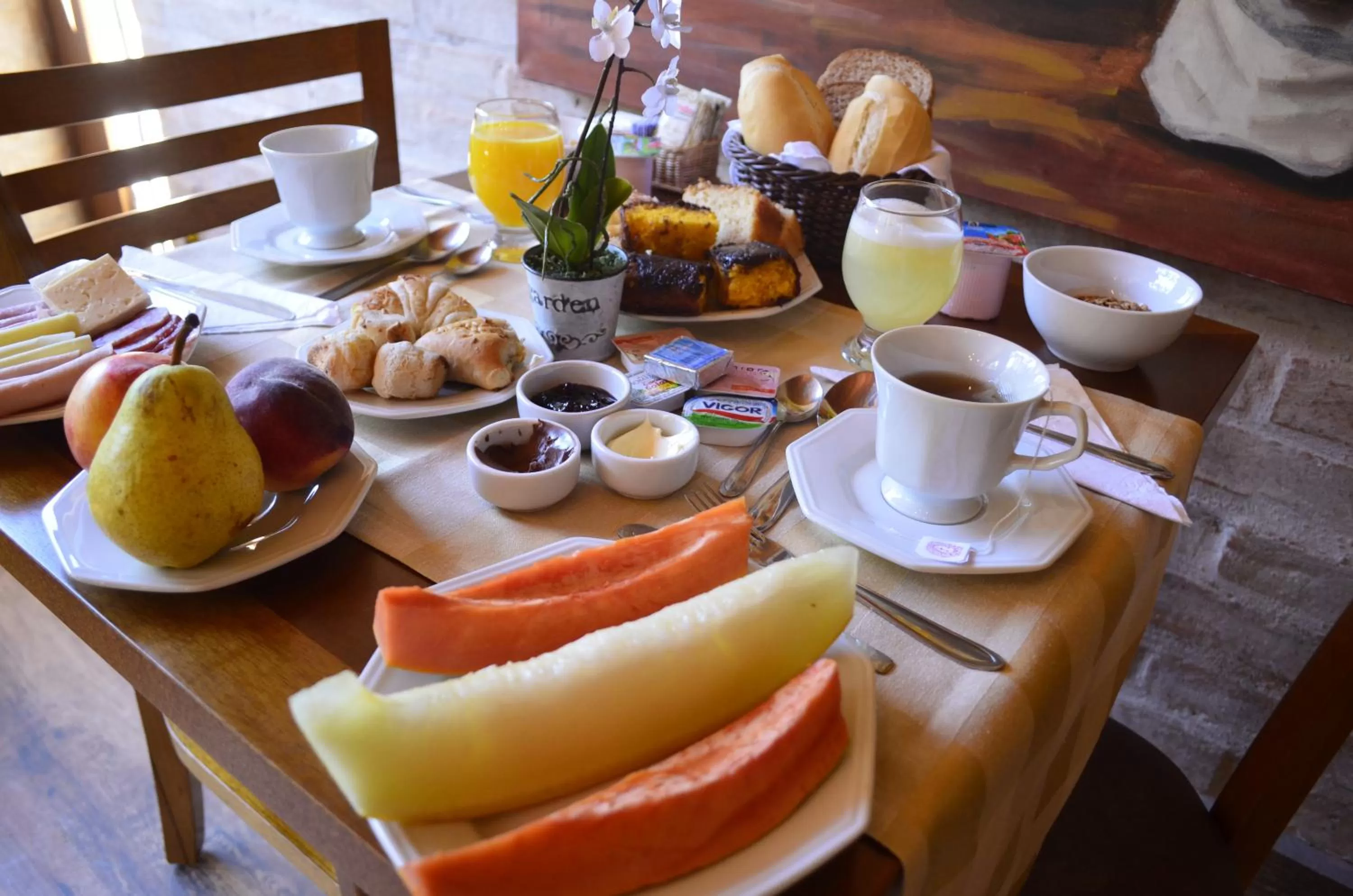 Breakfast in Pousada Toca Da Coruja