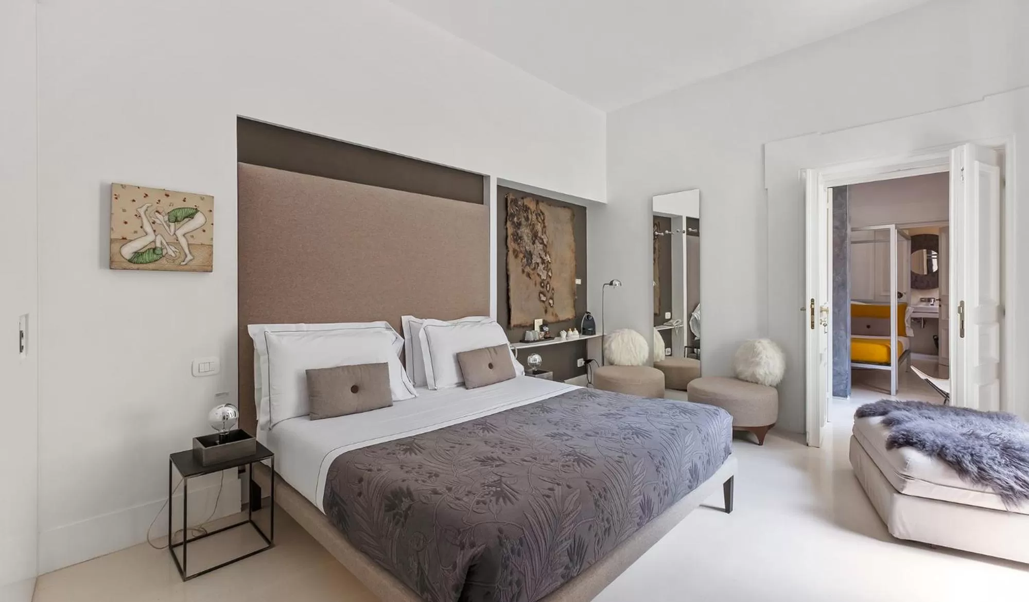 Bedroom, Bed in Piazza di Spagna 9