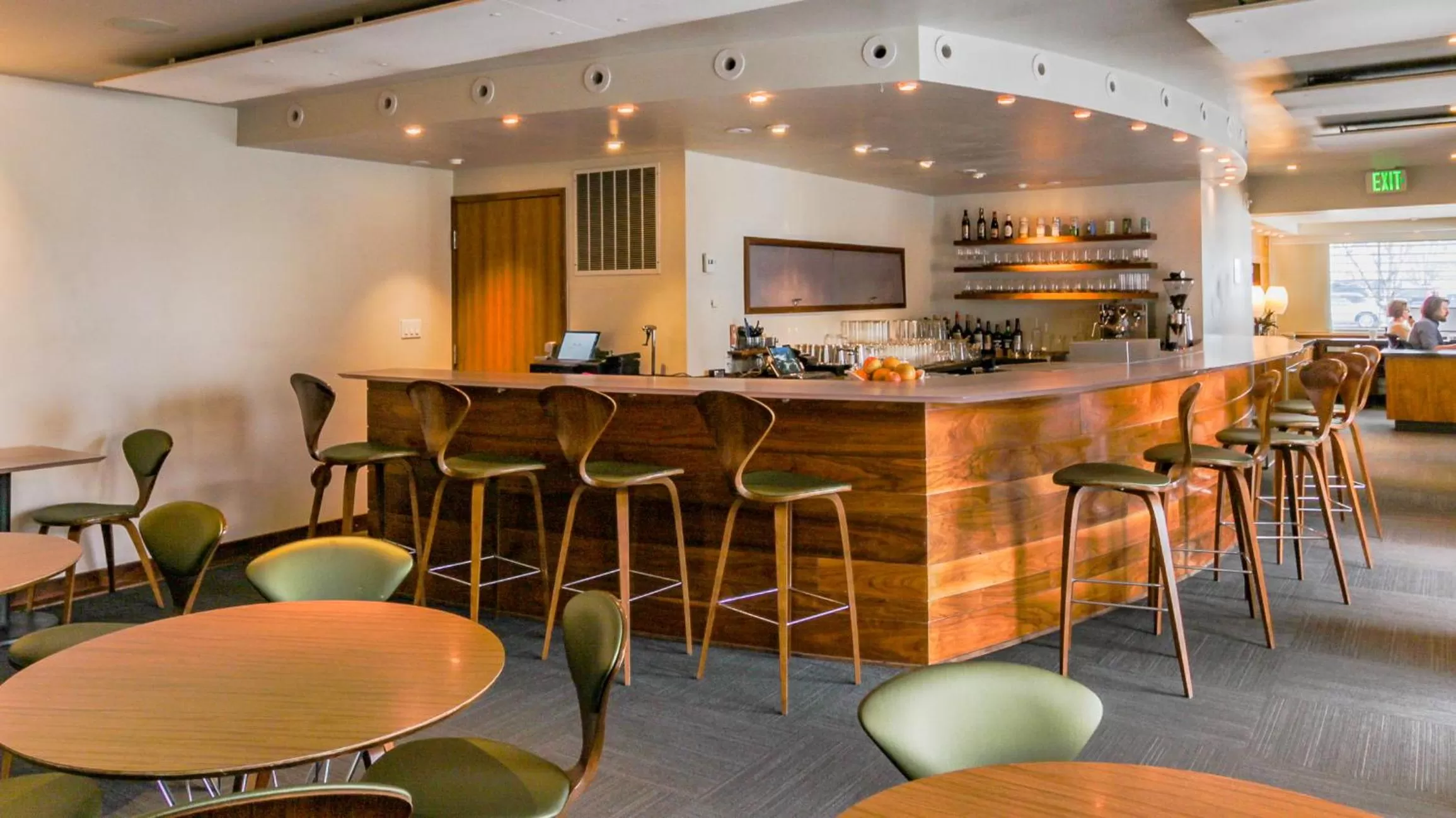 Food and drinks in Modern Hotel