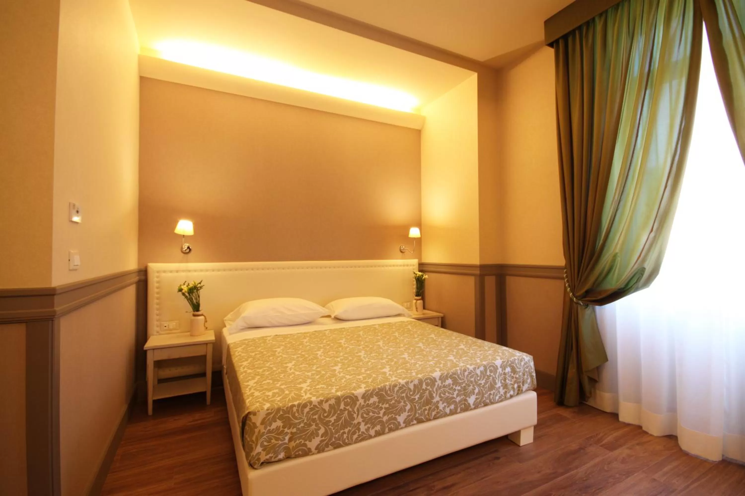 Bed in Basilica Hotel