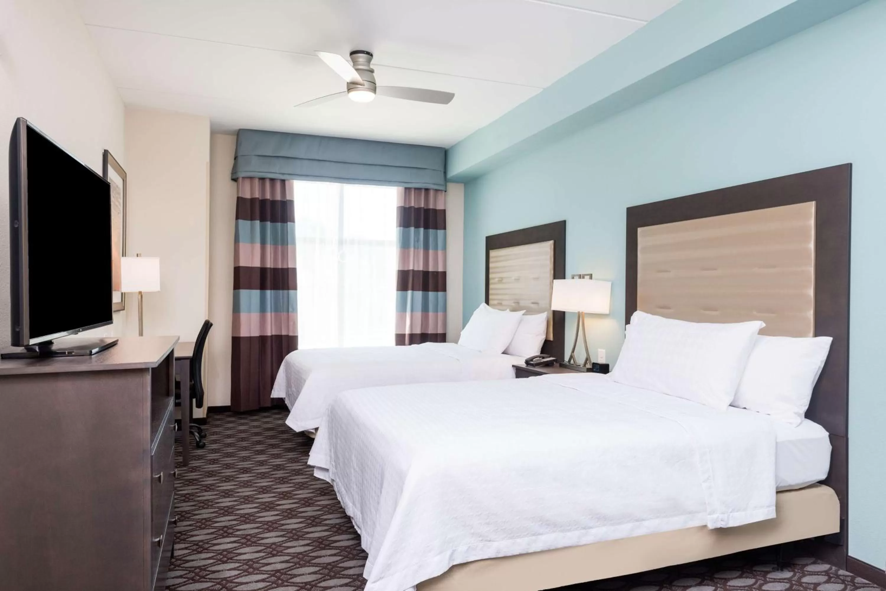 Bed in Homewood Suites By Hilton Fayetteville