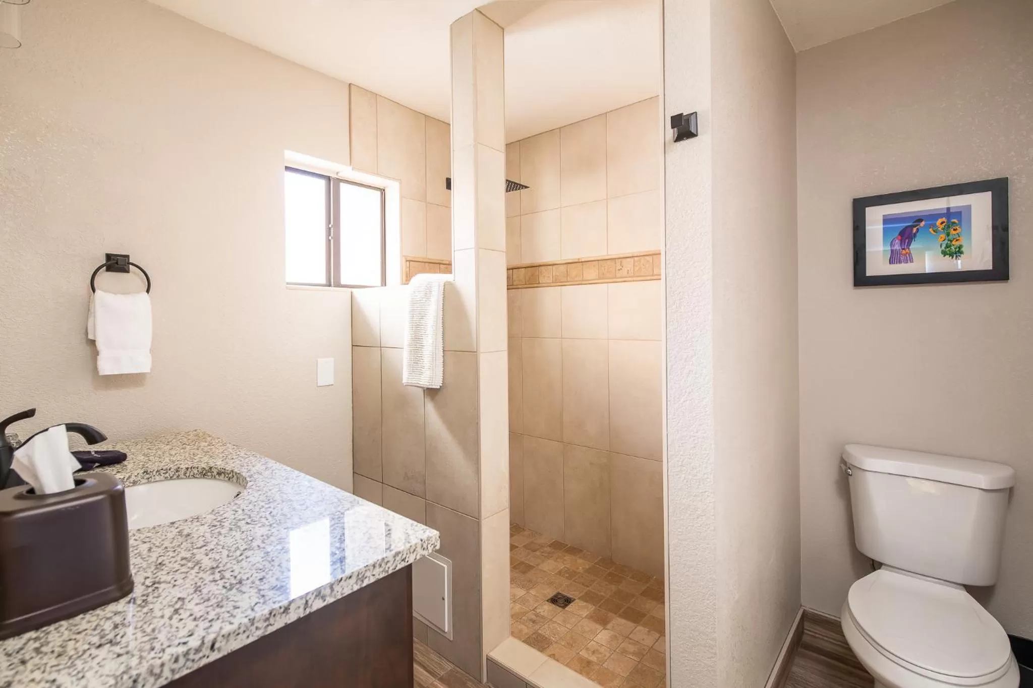 Shower in Whispering Creek Bed & Breakfast