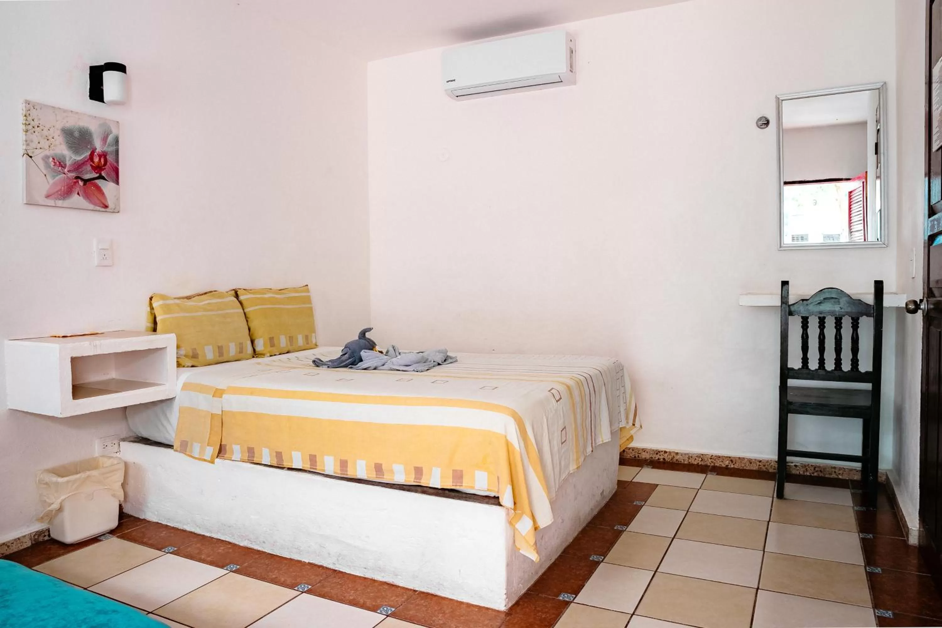 Bed in Hotel Posada Edem