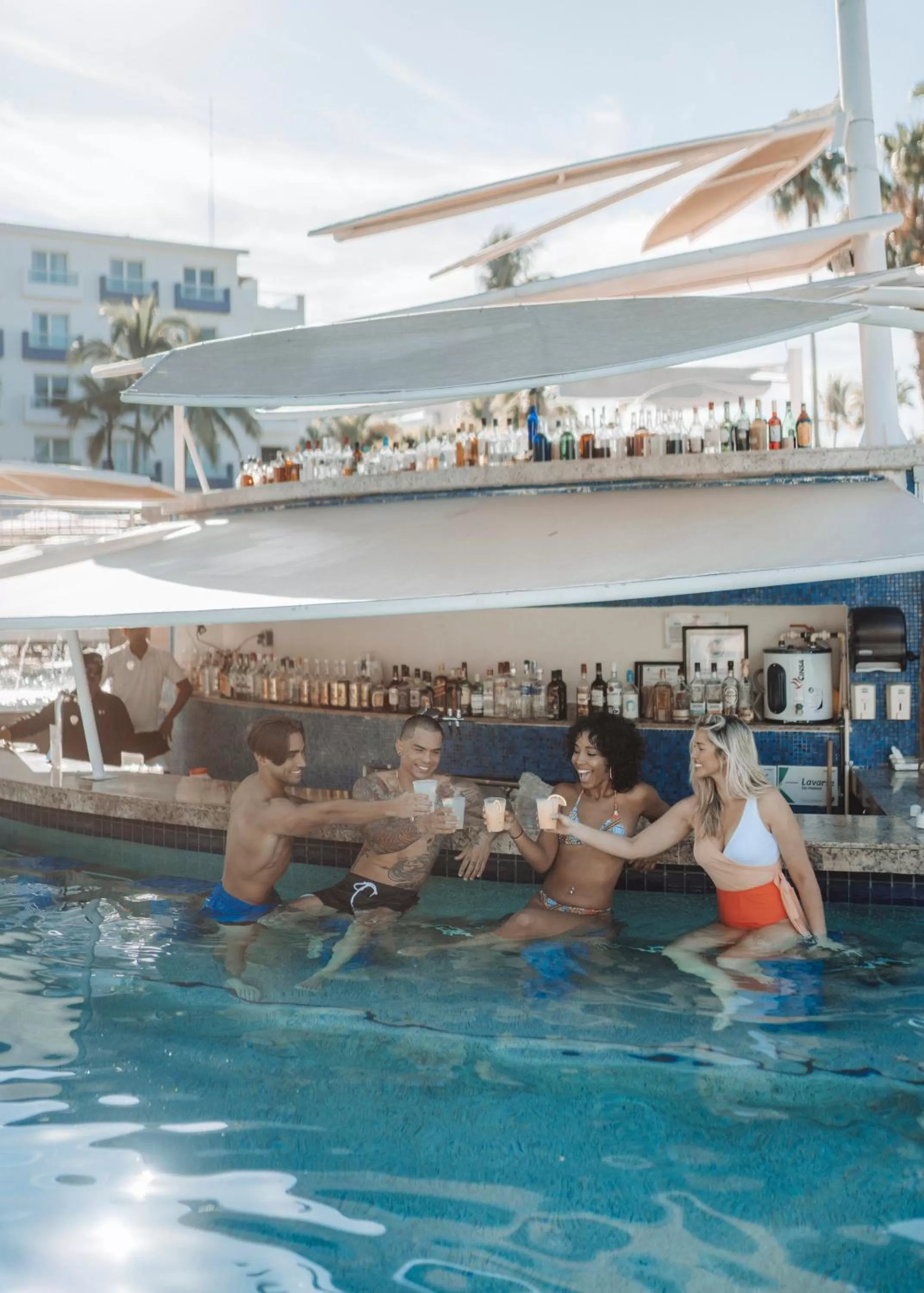 Swimming pool in Hard Rock Hotel Vallarta All Inclusive