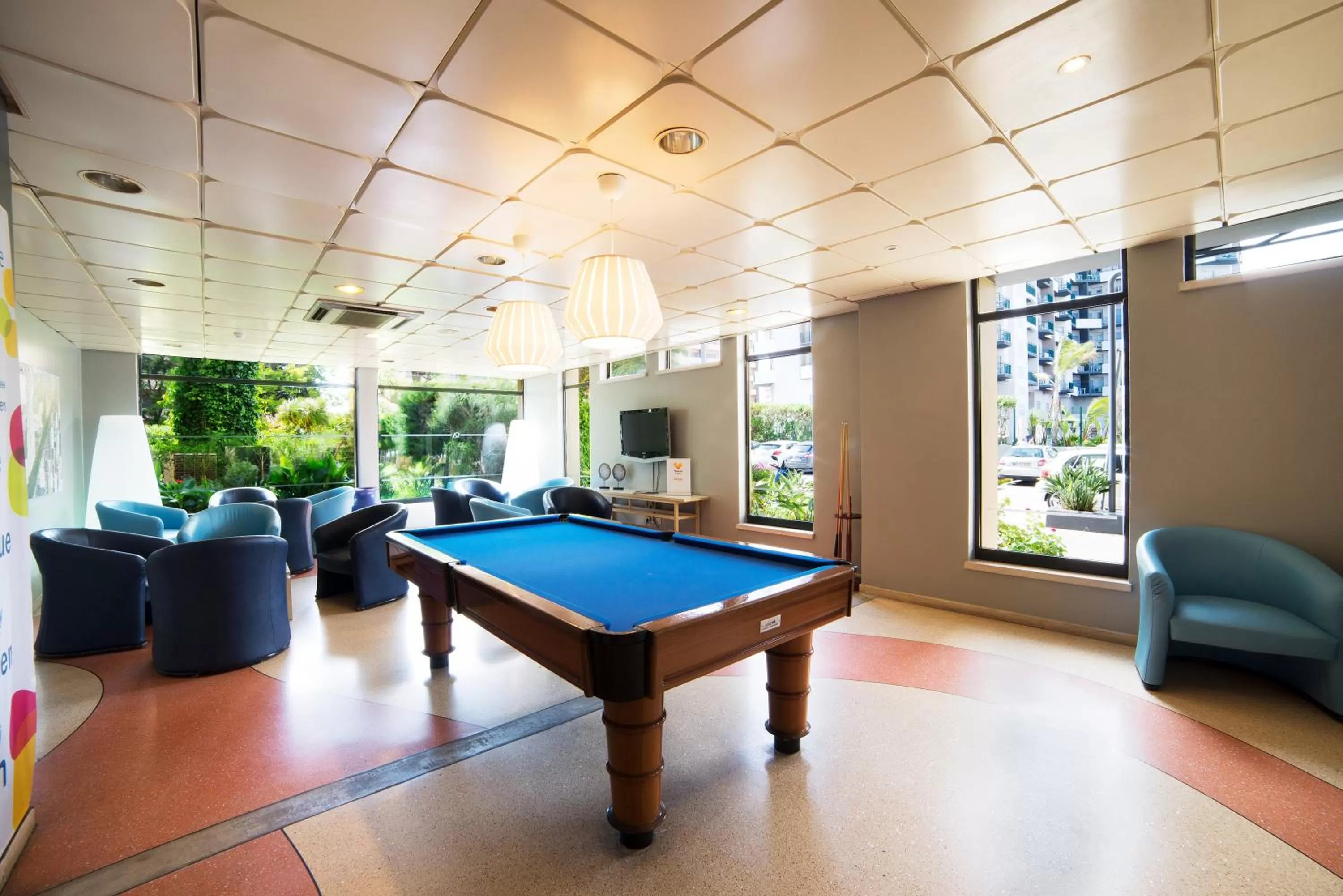 Communal lounge/ TV room in RR Club Amarilis