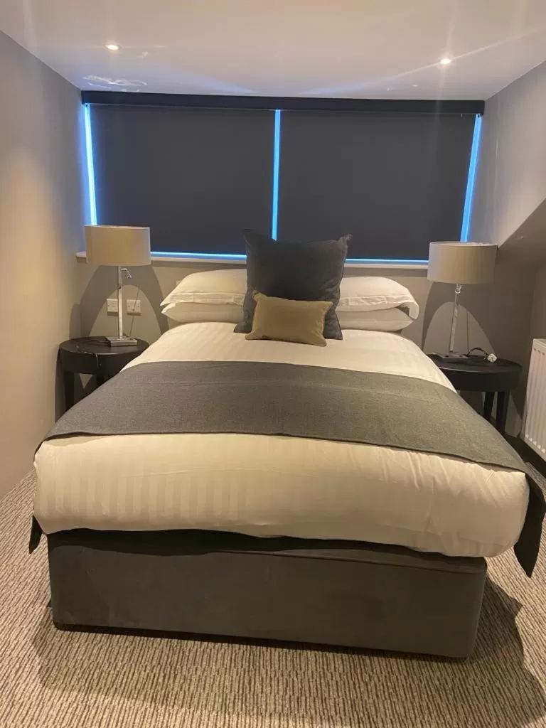 Bed in Old Hall Hotel