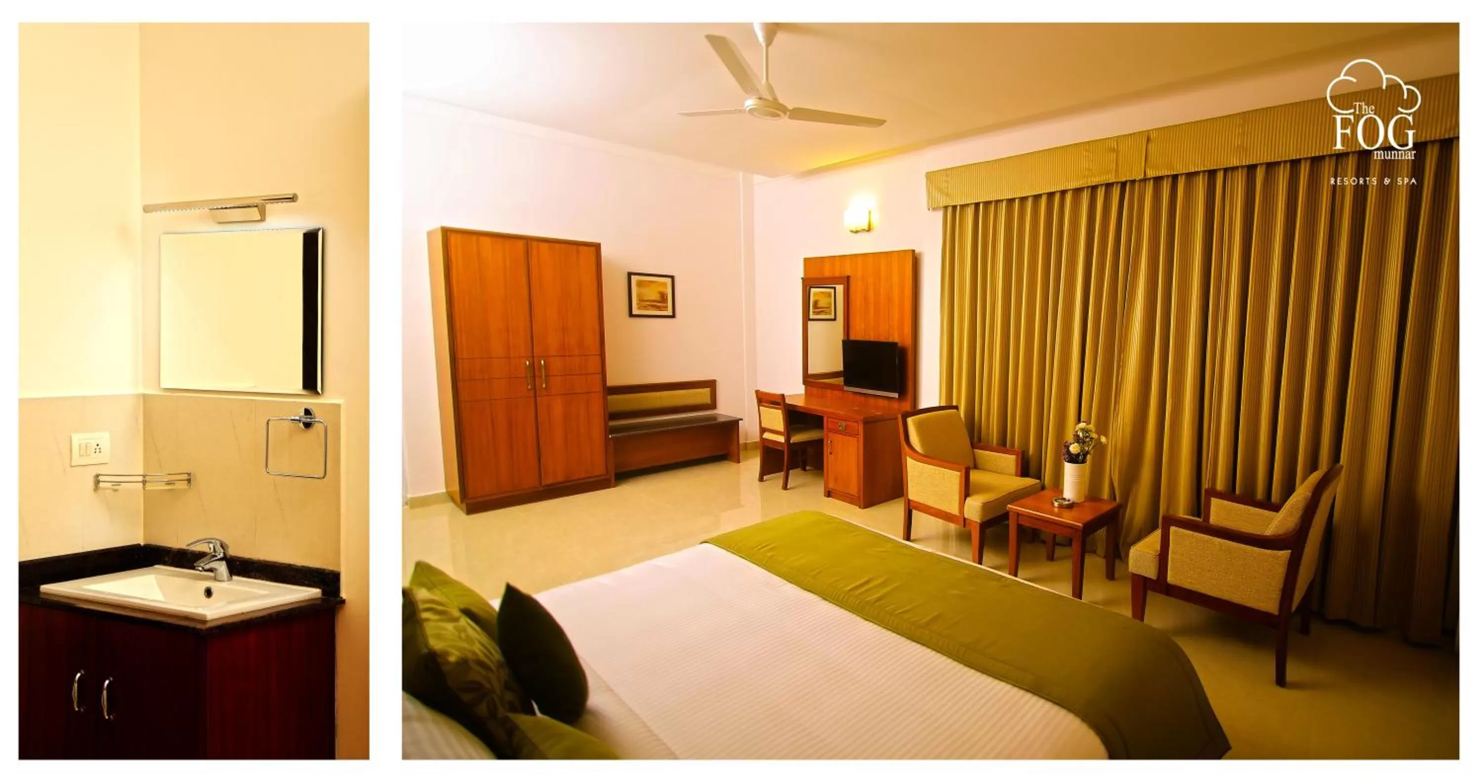 Bed in The Fog Munnar (Resort & Spa)