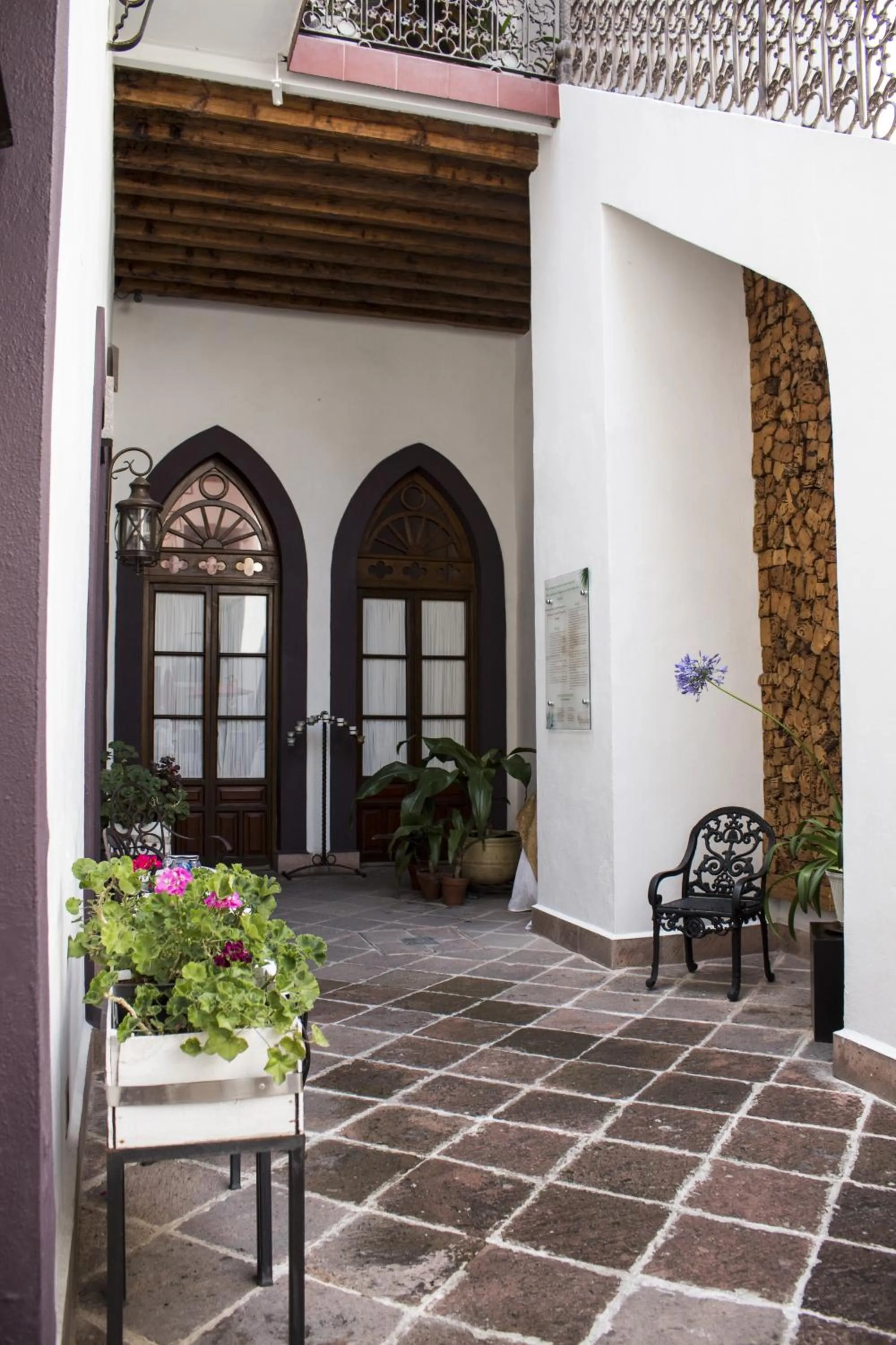 Patio in El Serafin Hotel Boutique