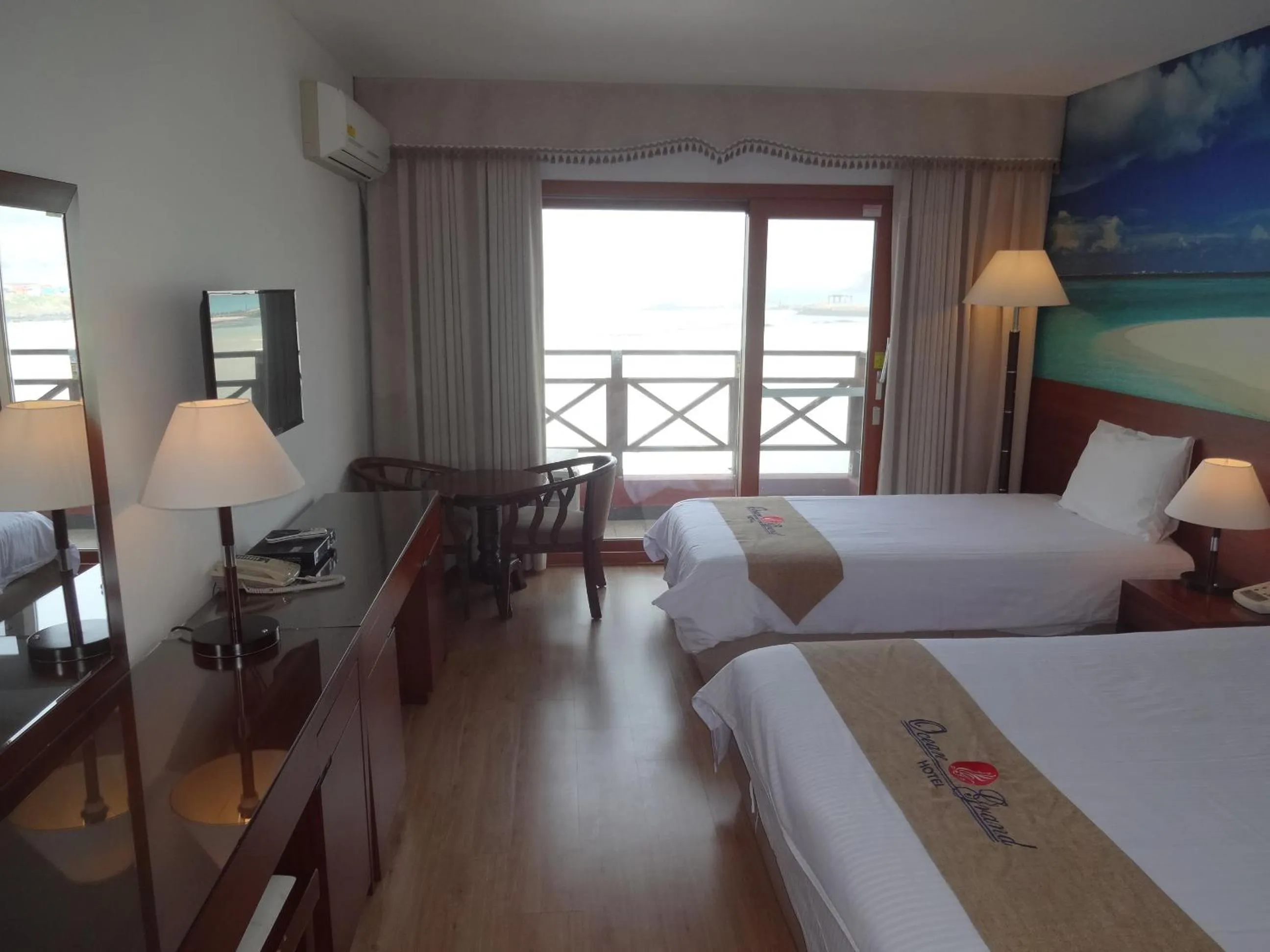 Bed in Ocean Grand Hotel