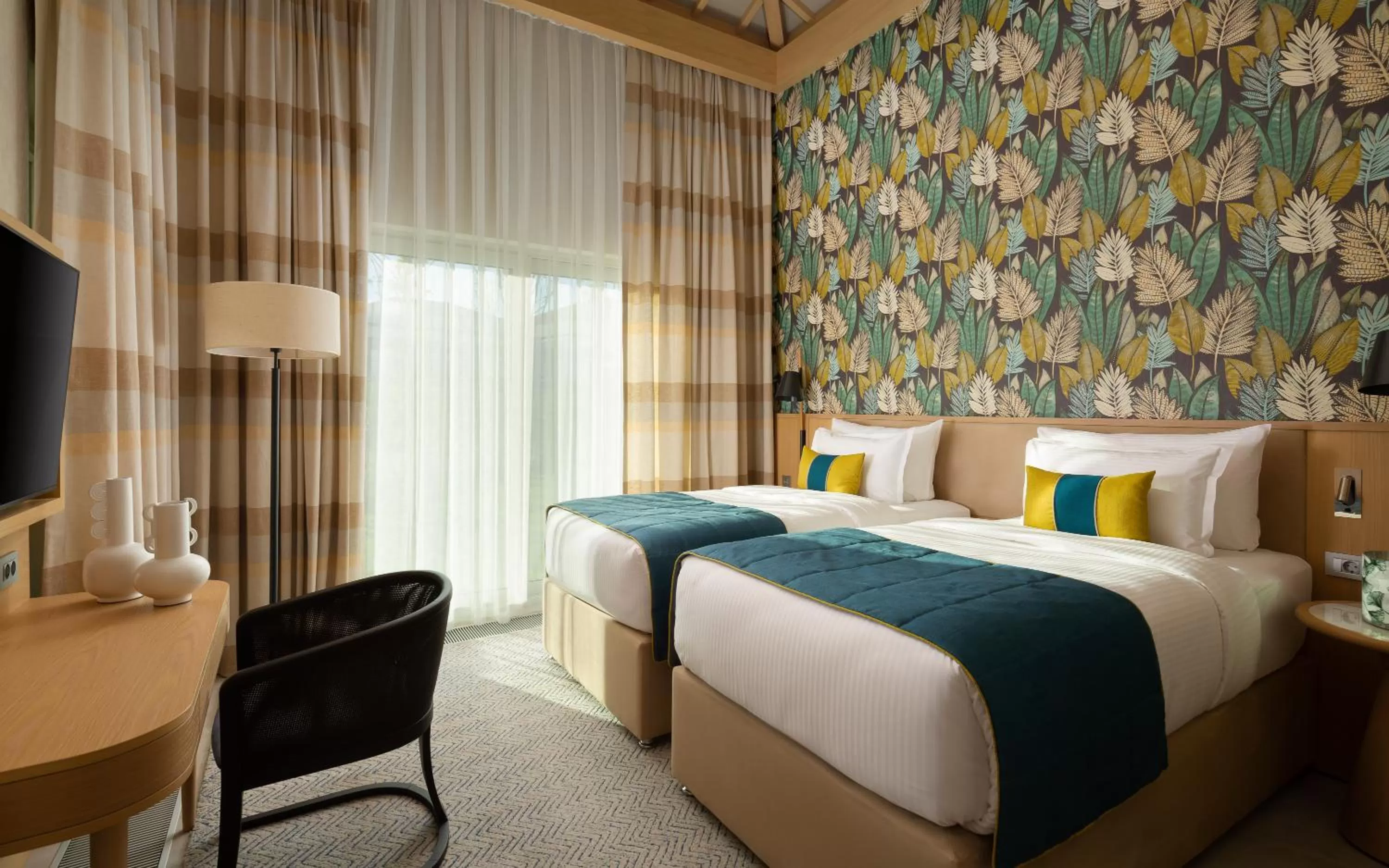 Bed in Rixos Water World Aktau - Theme Park Free Access