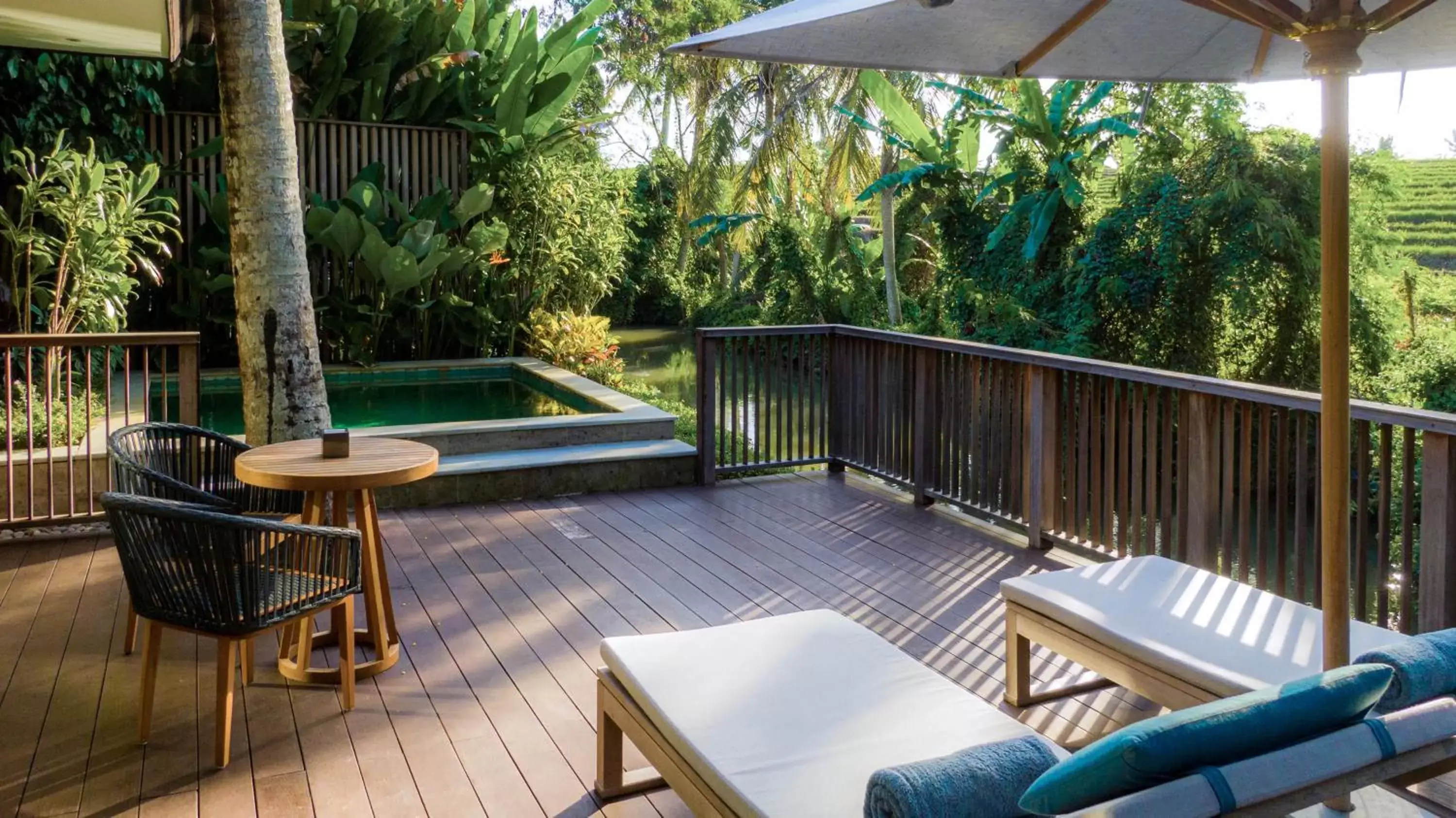 River Pool Pavilion in Nirjhara River Pool Pavilion in Nirjhara