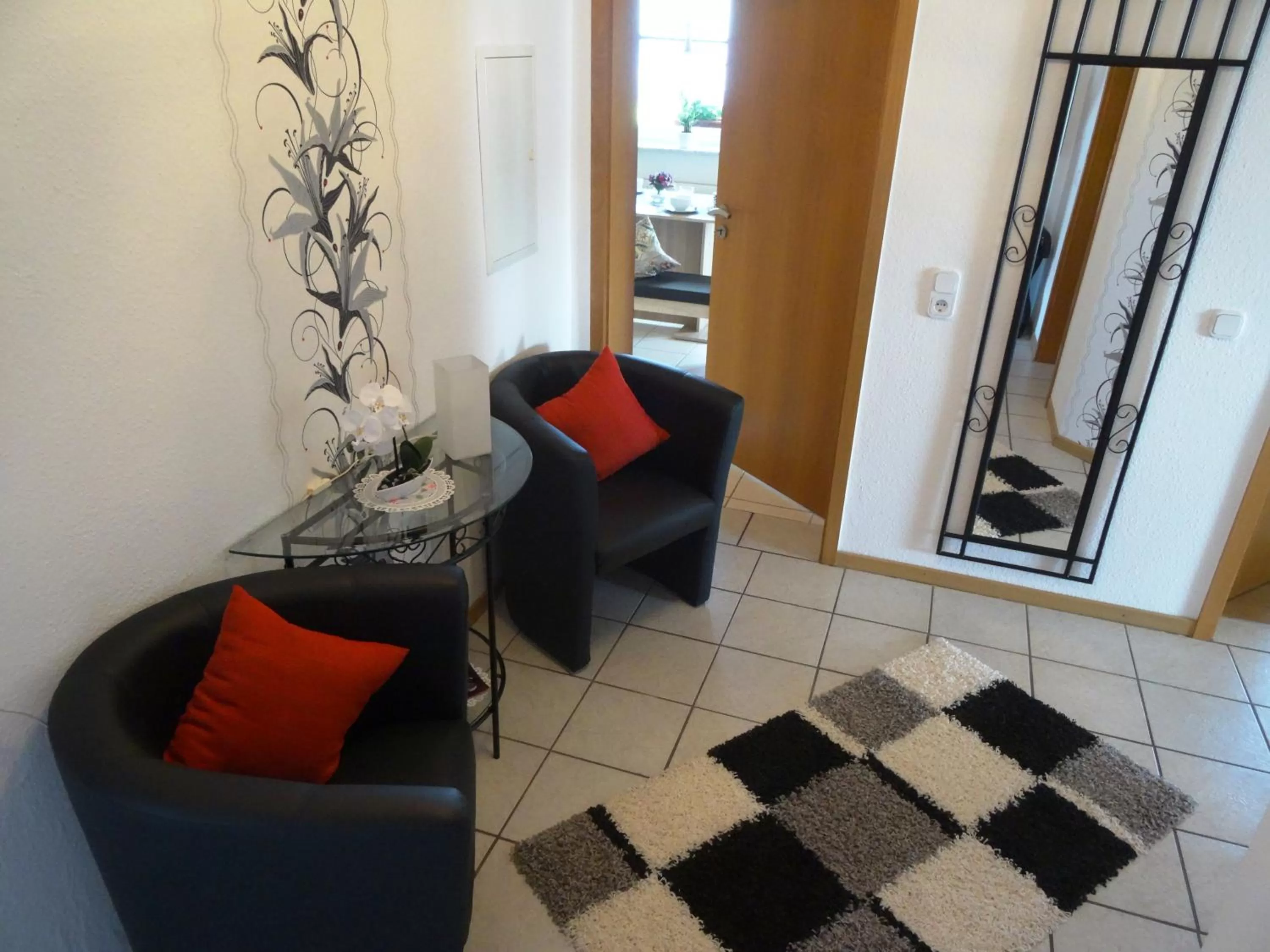 Seating area, Lobby/Reception in Pension und Apartment Landhaus Fricke