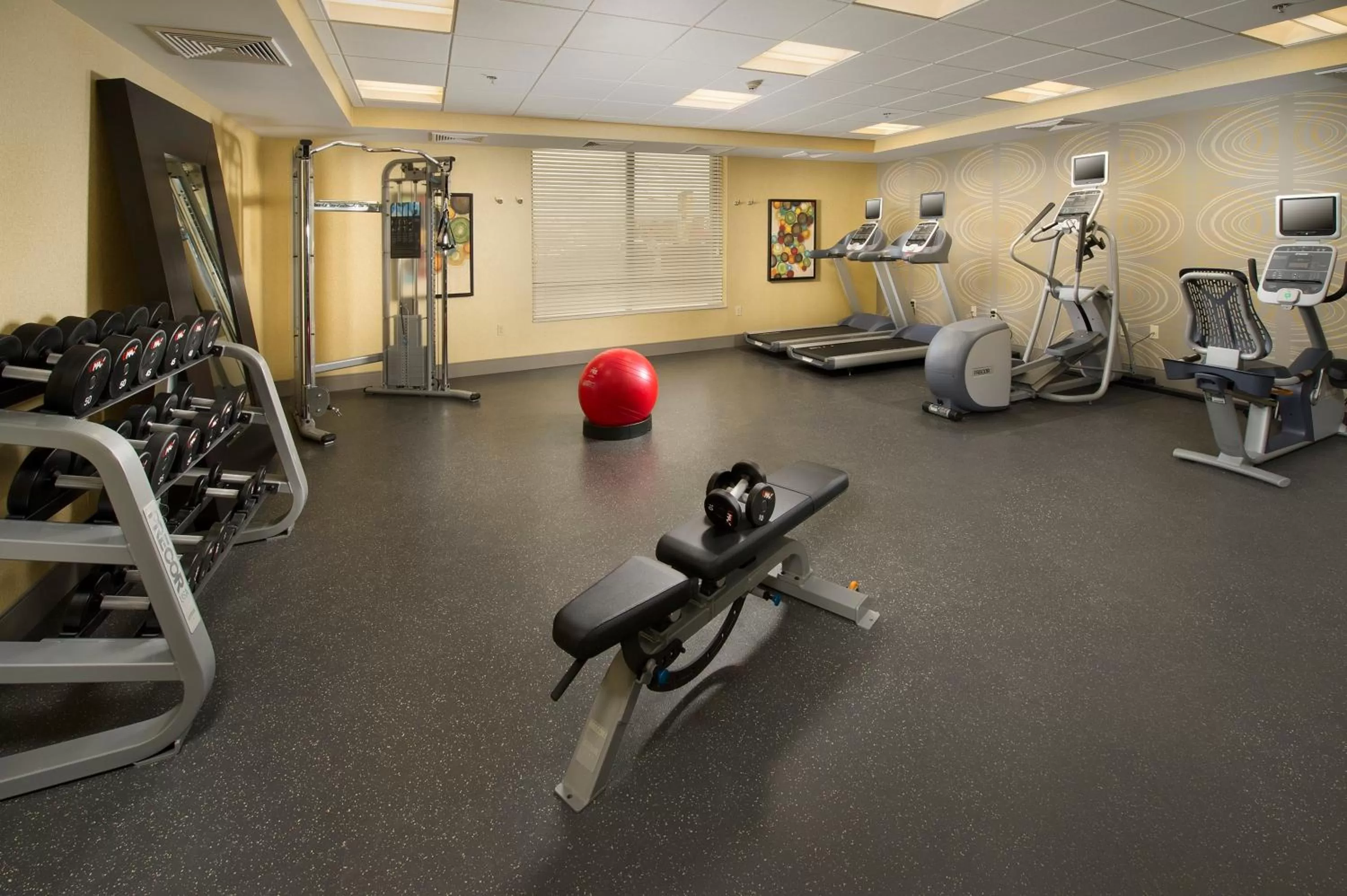 Fitness centre/facilities in Holiday Inn Express Boston North-Woburn by IHG
