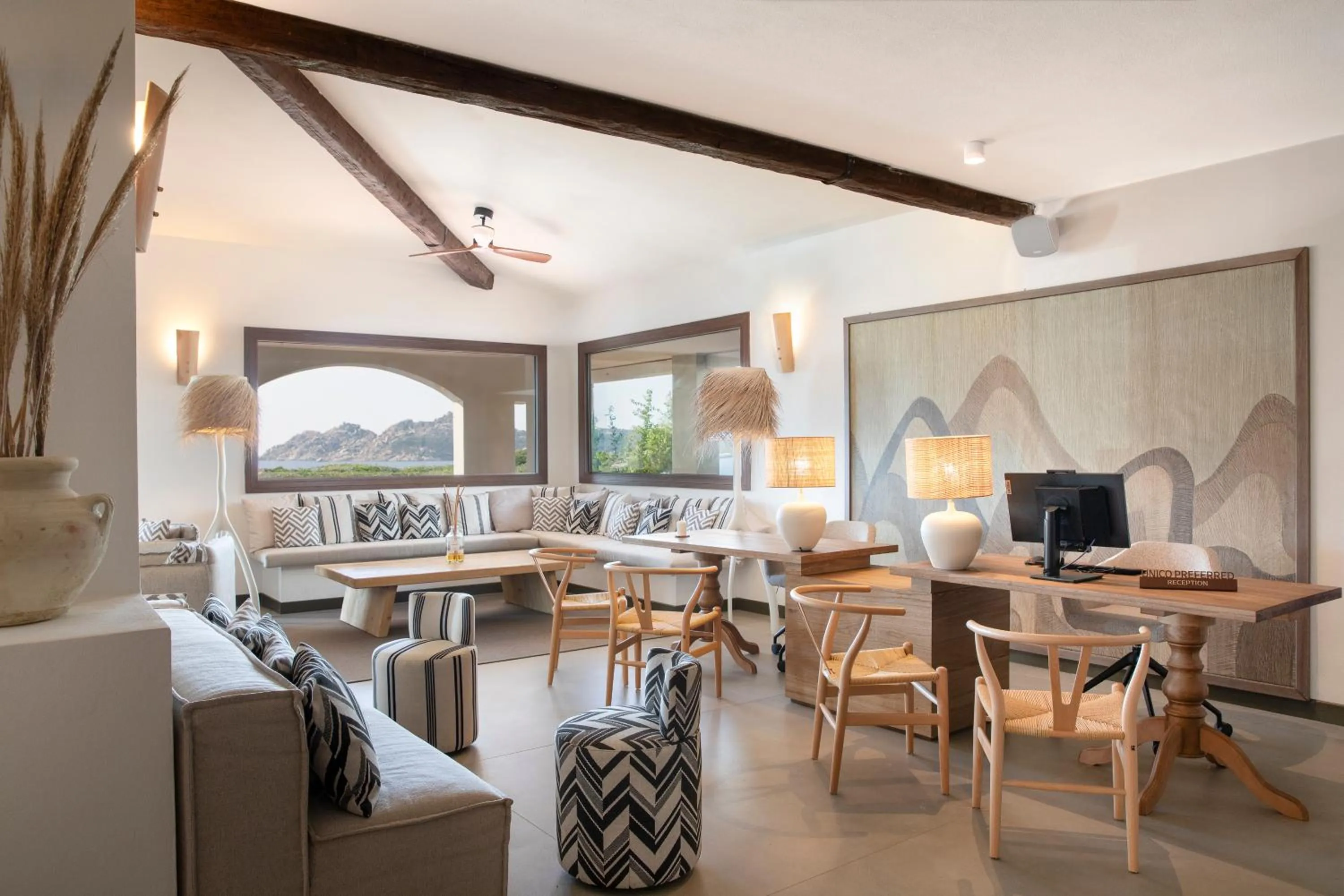 Lobby or reception in Mangia's Santa Teresa Sardinia, Curio Collection by Hilton